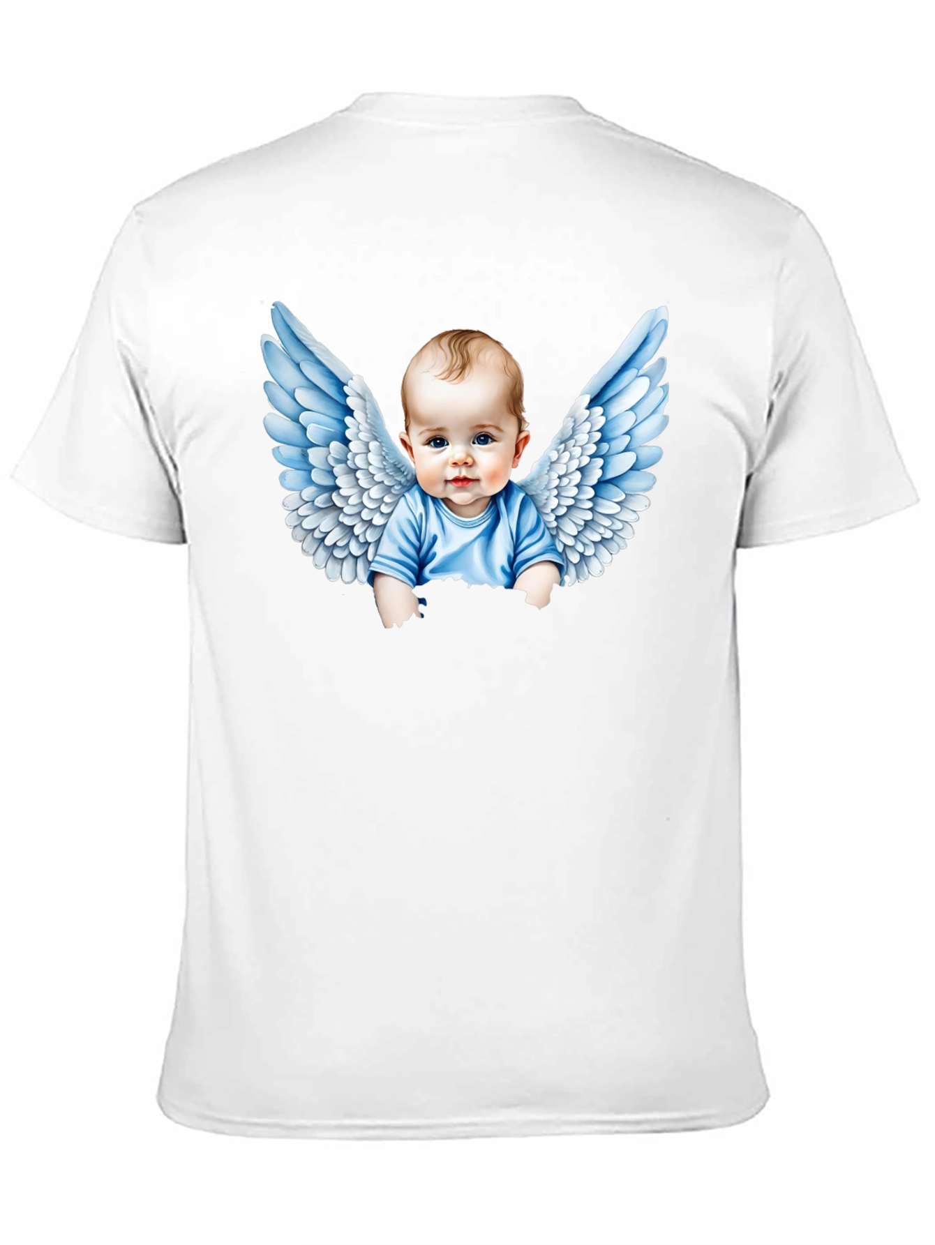 Angel Baby Graphic T-Shirt - Cute Infant Wings Design