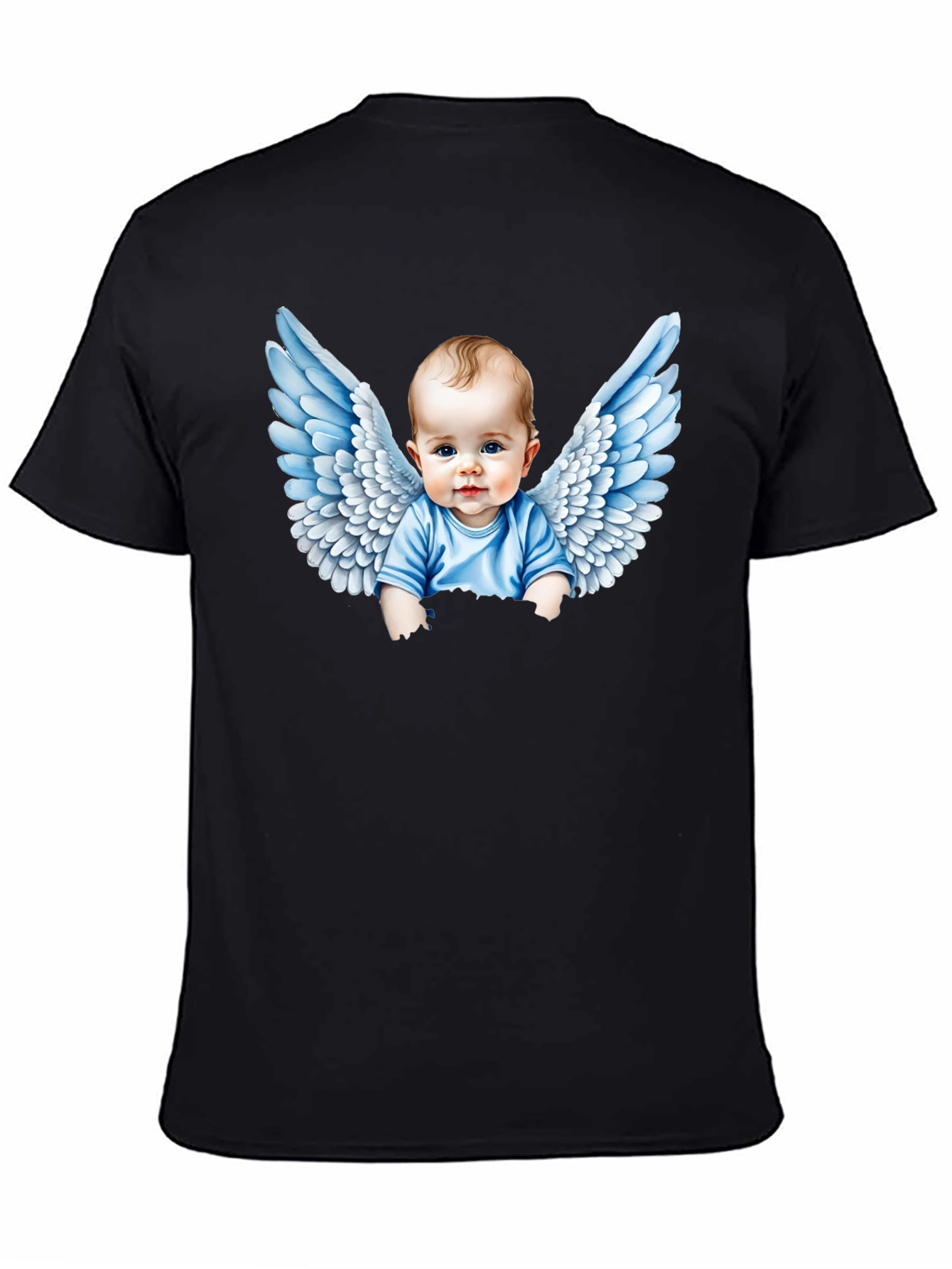Angel Baby Graphic T-Shirt - Cute Infant Wings Design
