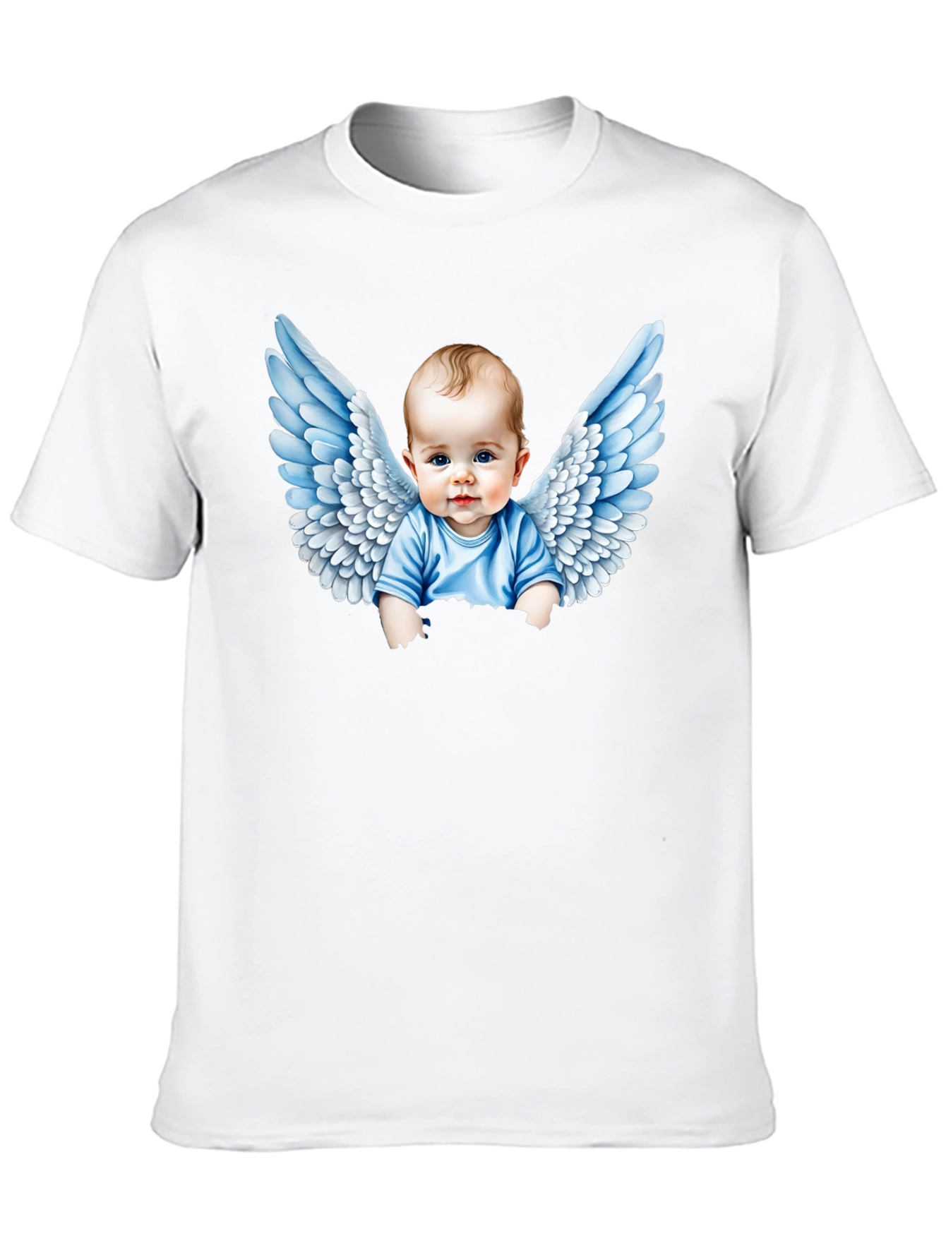 Angel Baby Graphic T-Shirt - Cute Infant Wings Design