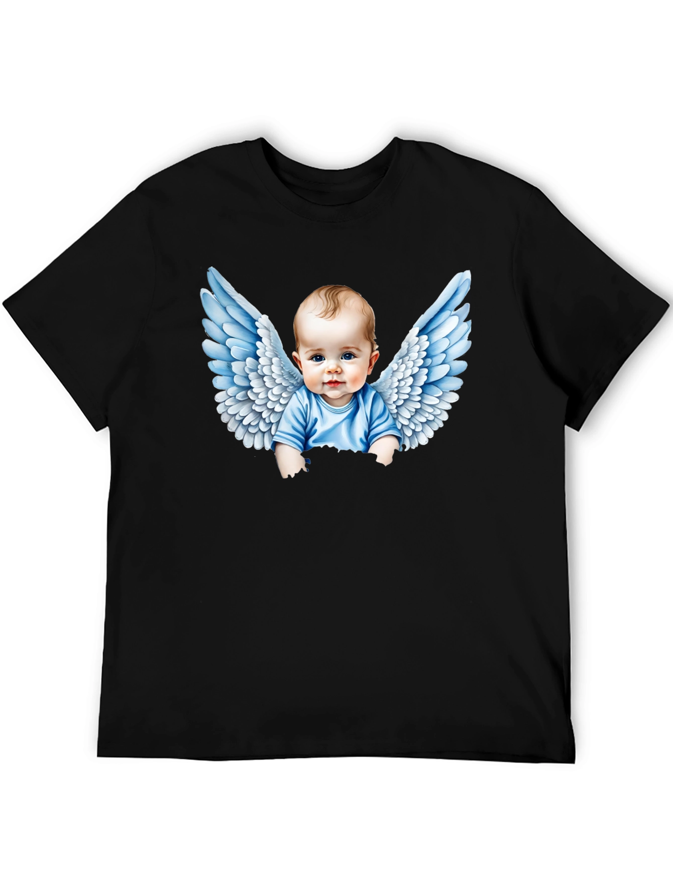 Angel Baby Graphic T-Shirt - Cute Infant Wings Design