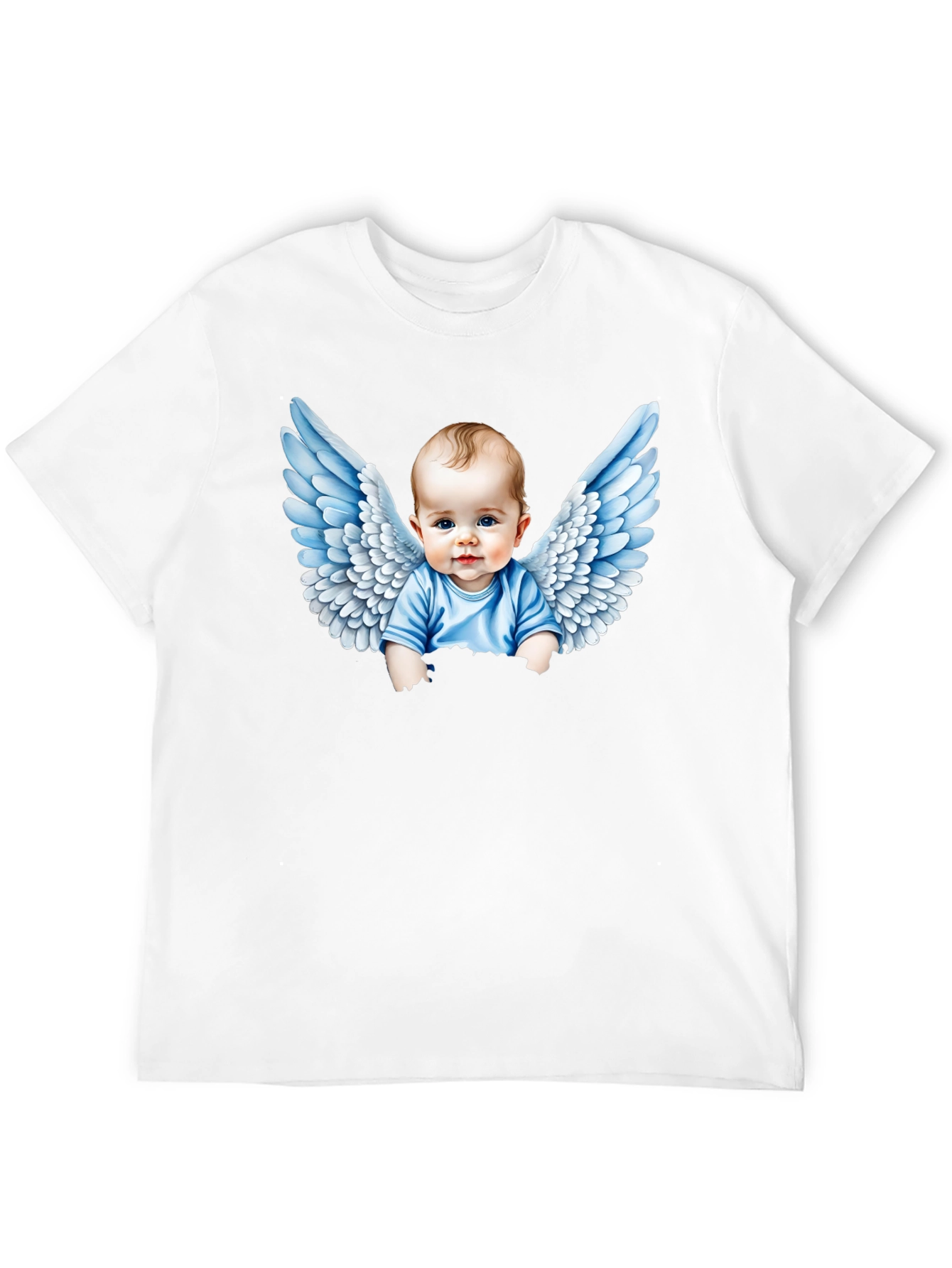 Angel Baby Graphic T-Shirt - Cute Infant Wings Design