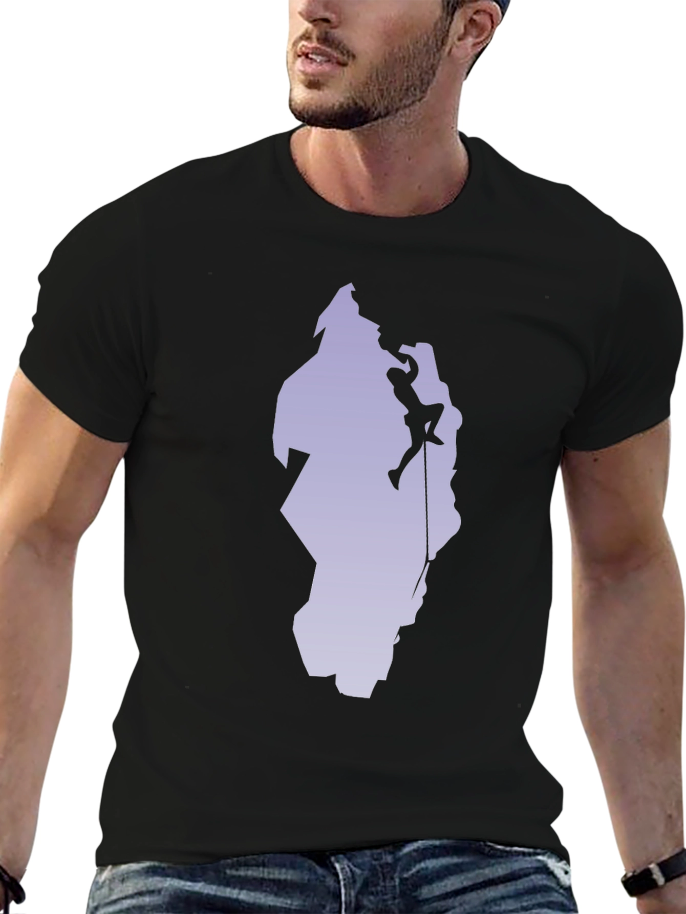 Climber Silhouette Graphic T-Shirt