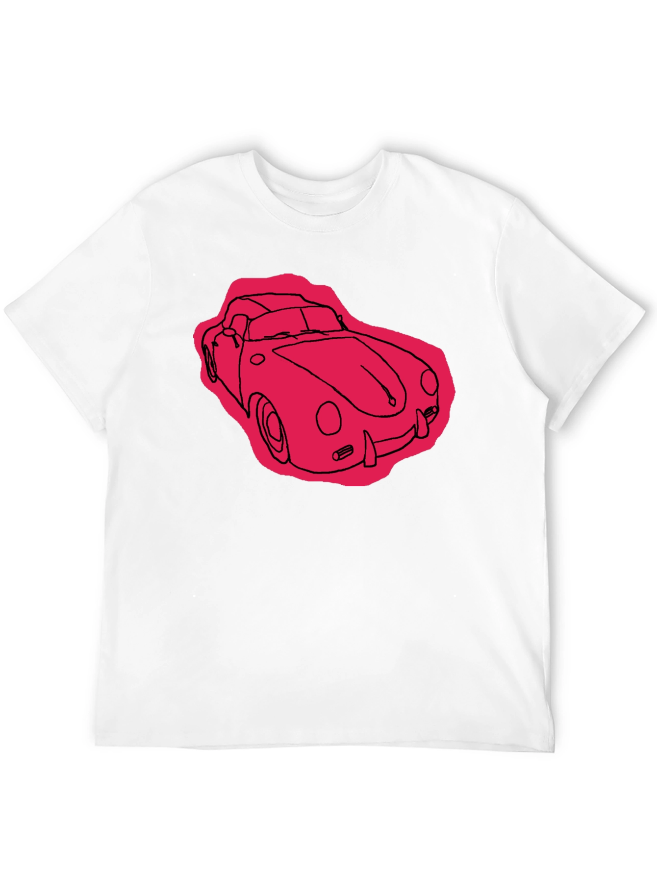 Classic Car Graphic T-Shirt - Black