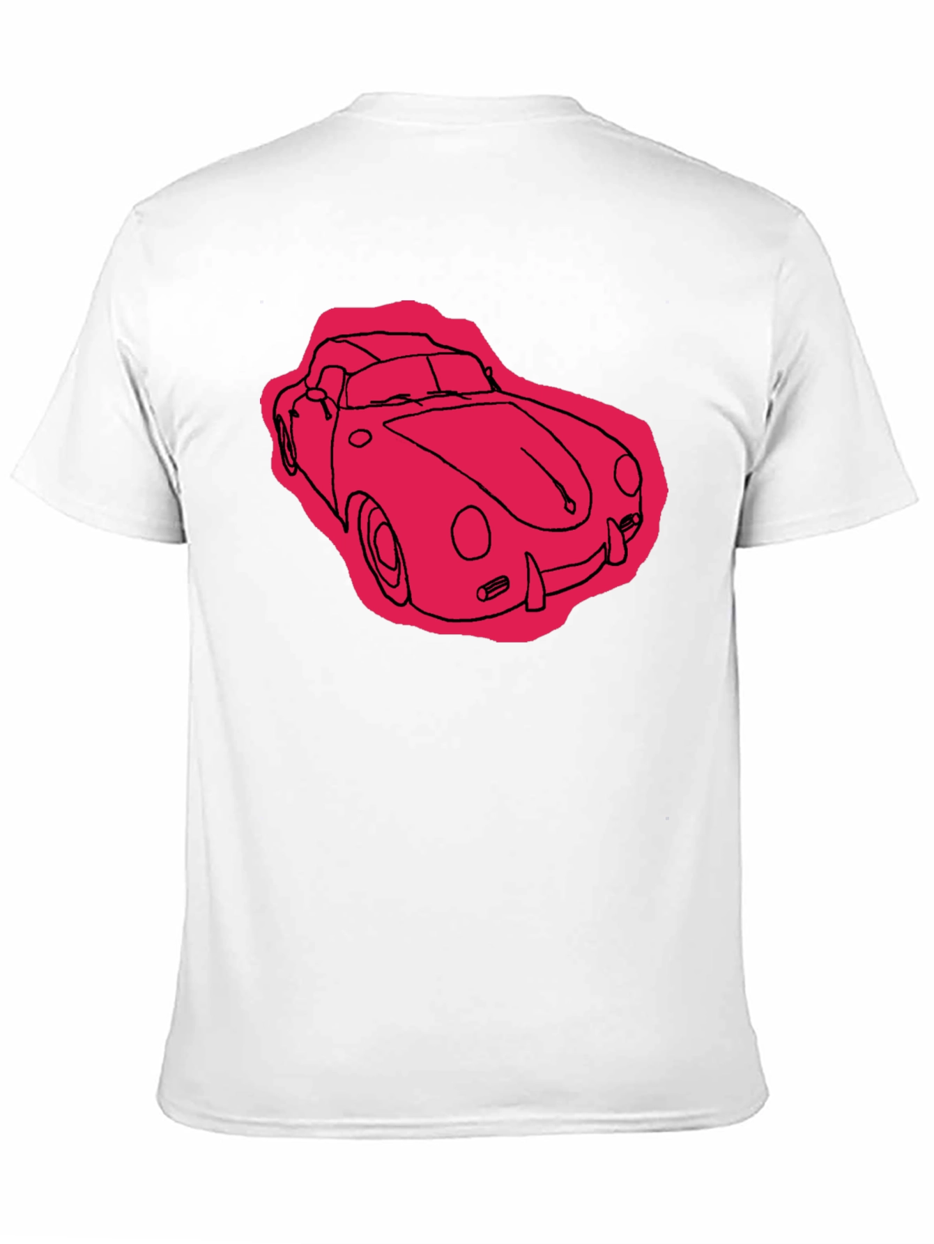 Classic Car Graphic T-Shirt - Black