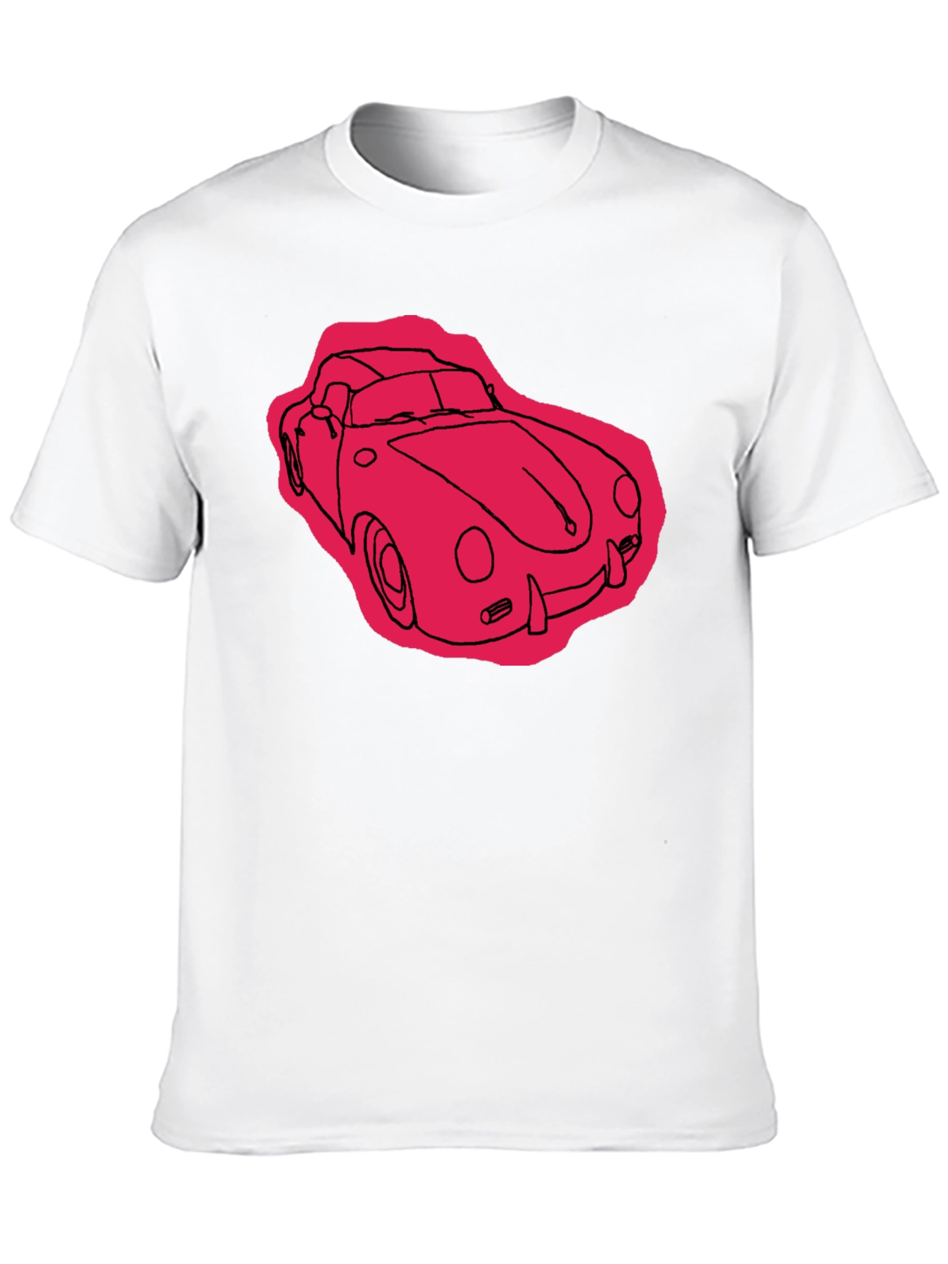 Classic Car Graphic T-Shirt - Black