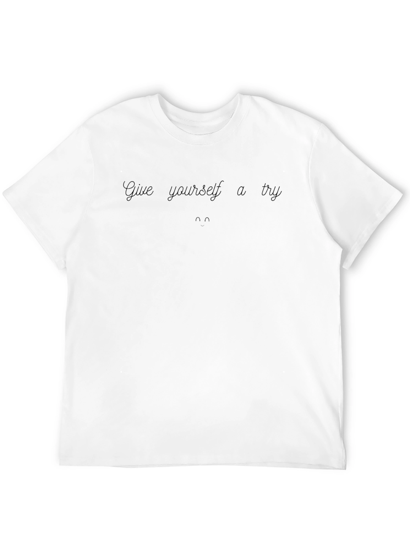 Give Yourself a Try Black T-Shirt