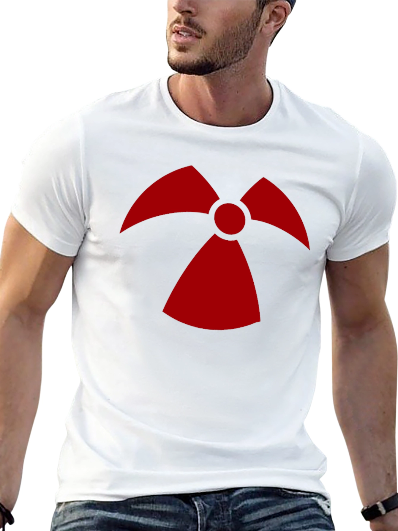 Radioactive Symbol Graphic Tee - Mens Black T-Shirt