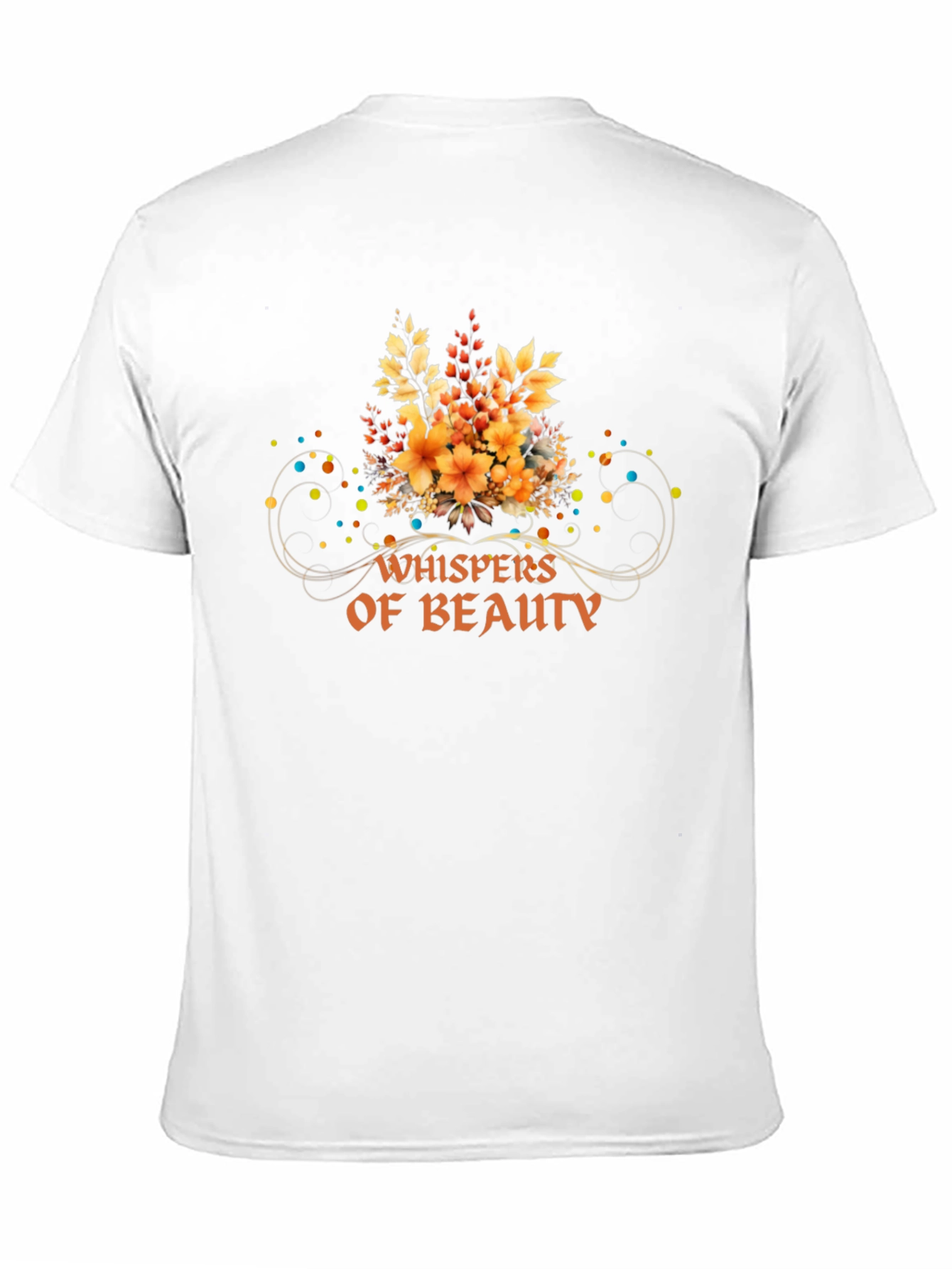 Whispers of Beauty Floral T-Shirt - Black