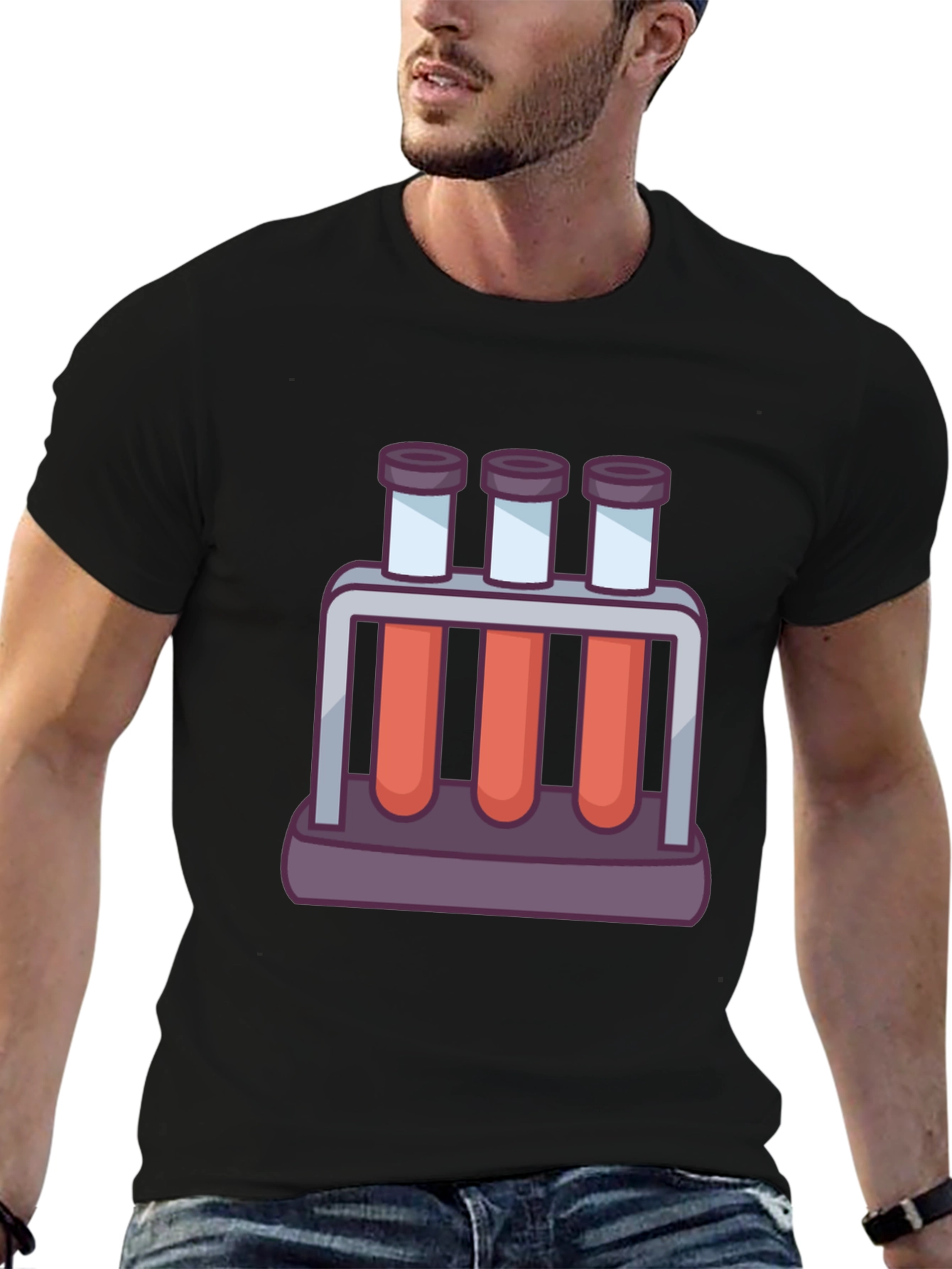 Science Test Tube Graphic Tee