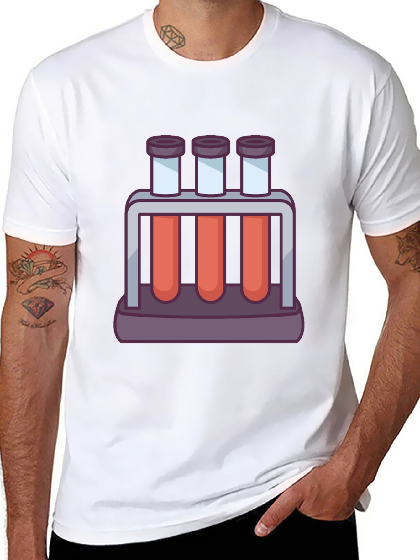 Science Test Tube Graphic Tee