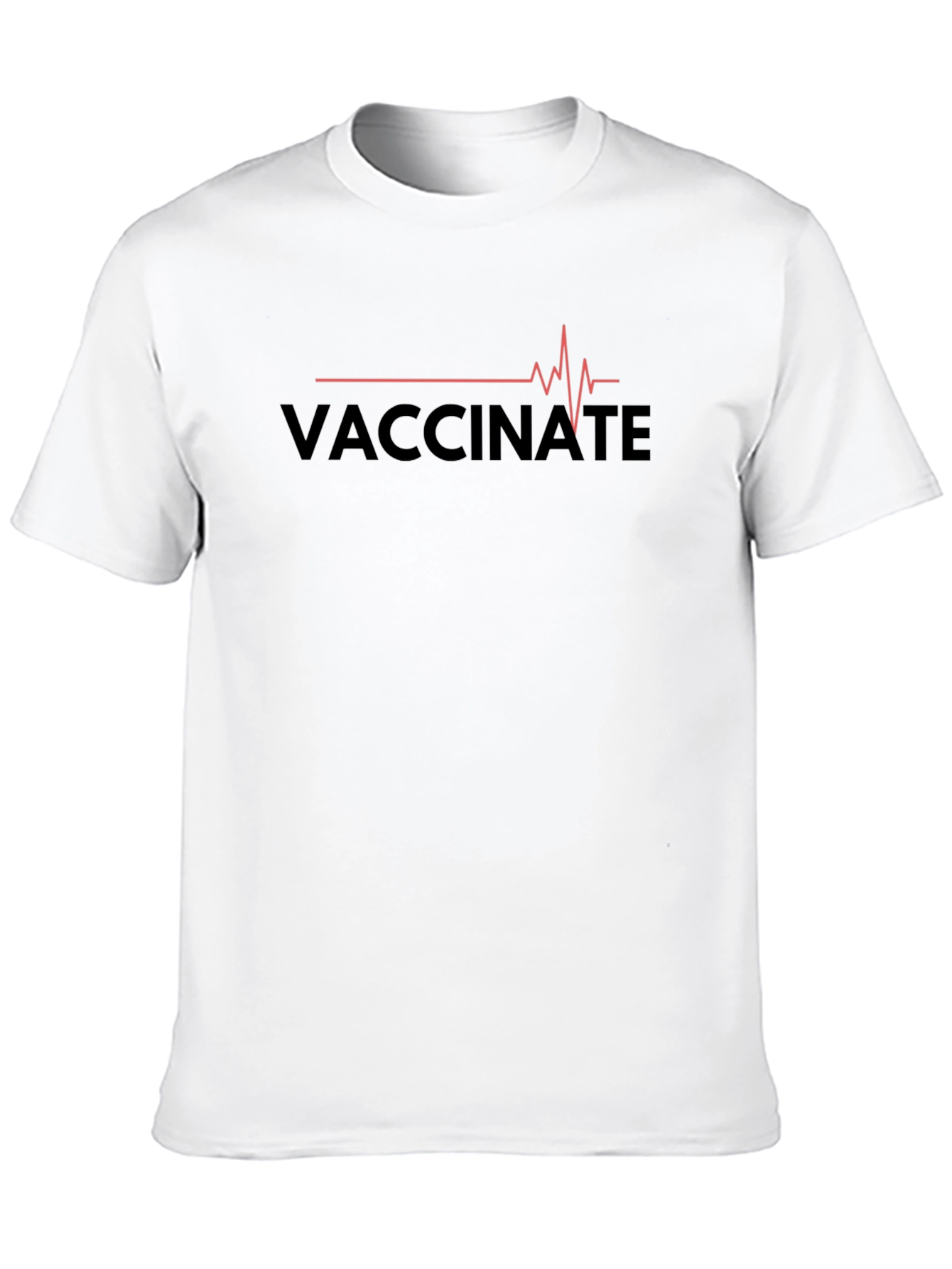 Vaccinate Heartbeat Graphic T-Shirt