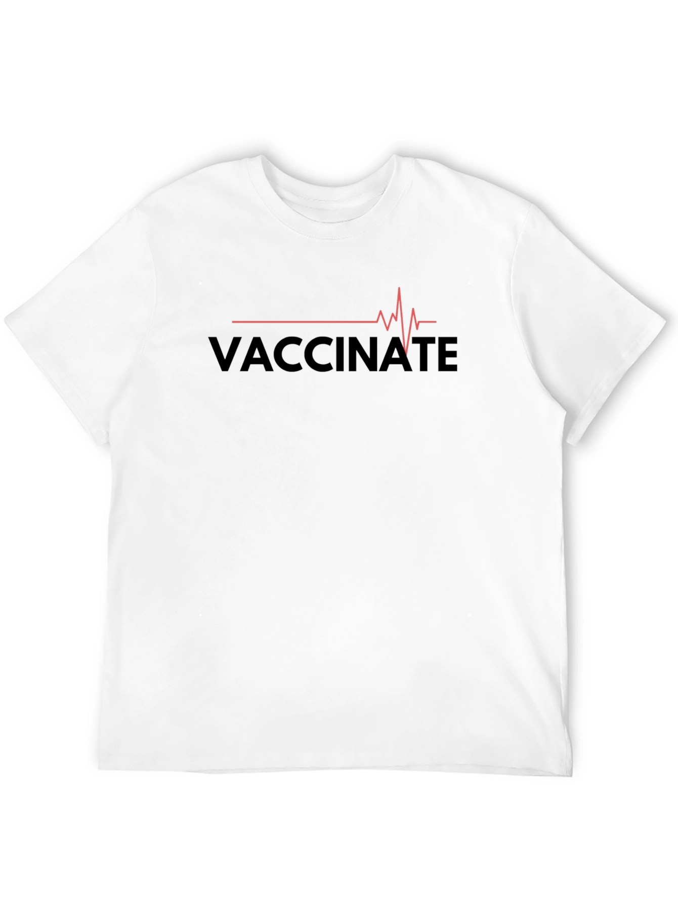 Vaccinate Heartbeat Graphic T-Shirt