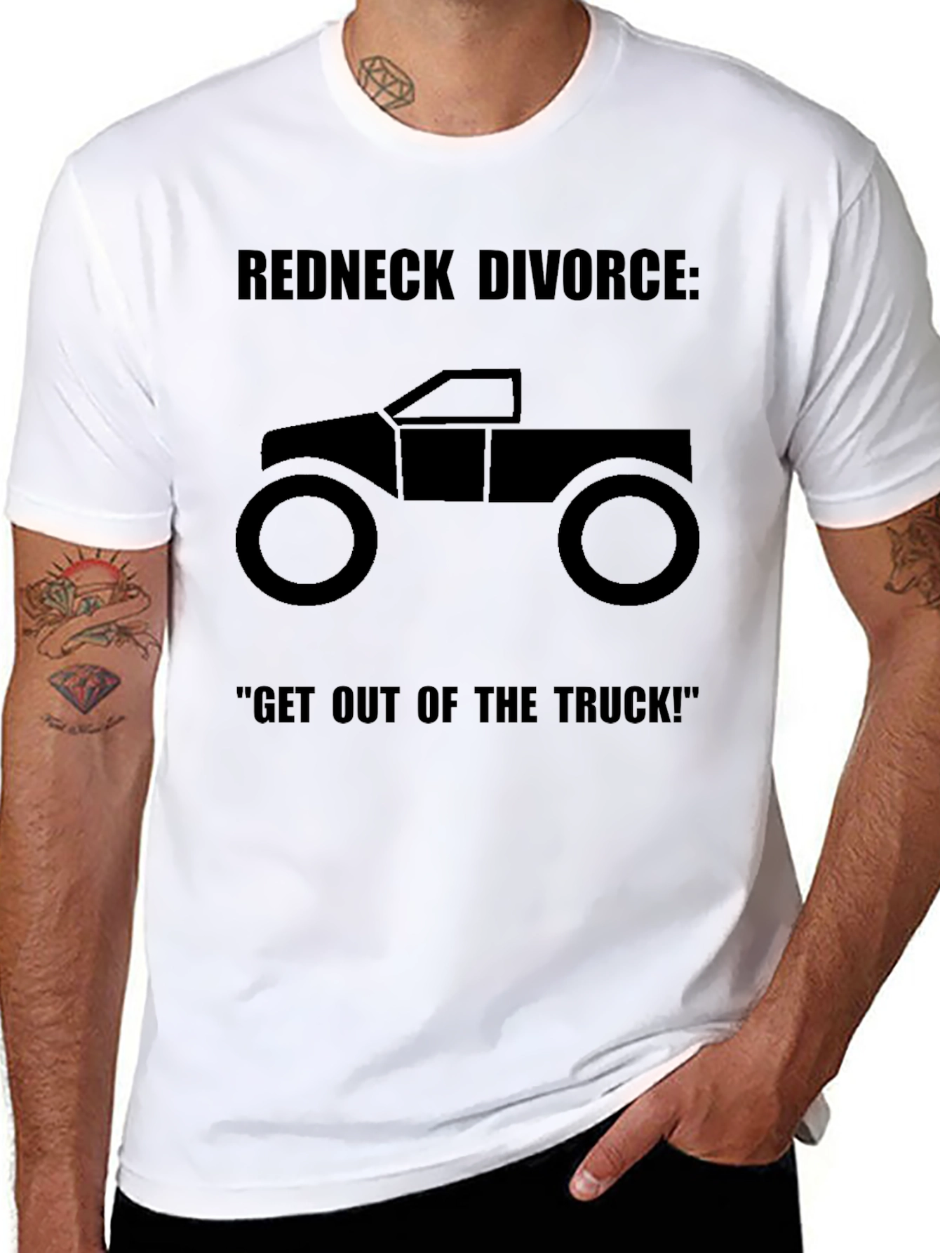 Redneck Divorce Truck T-Shirt