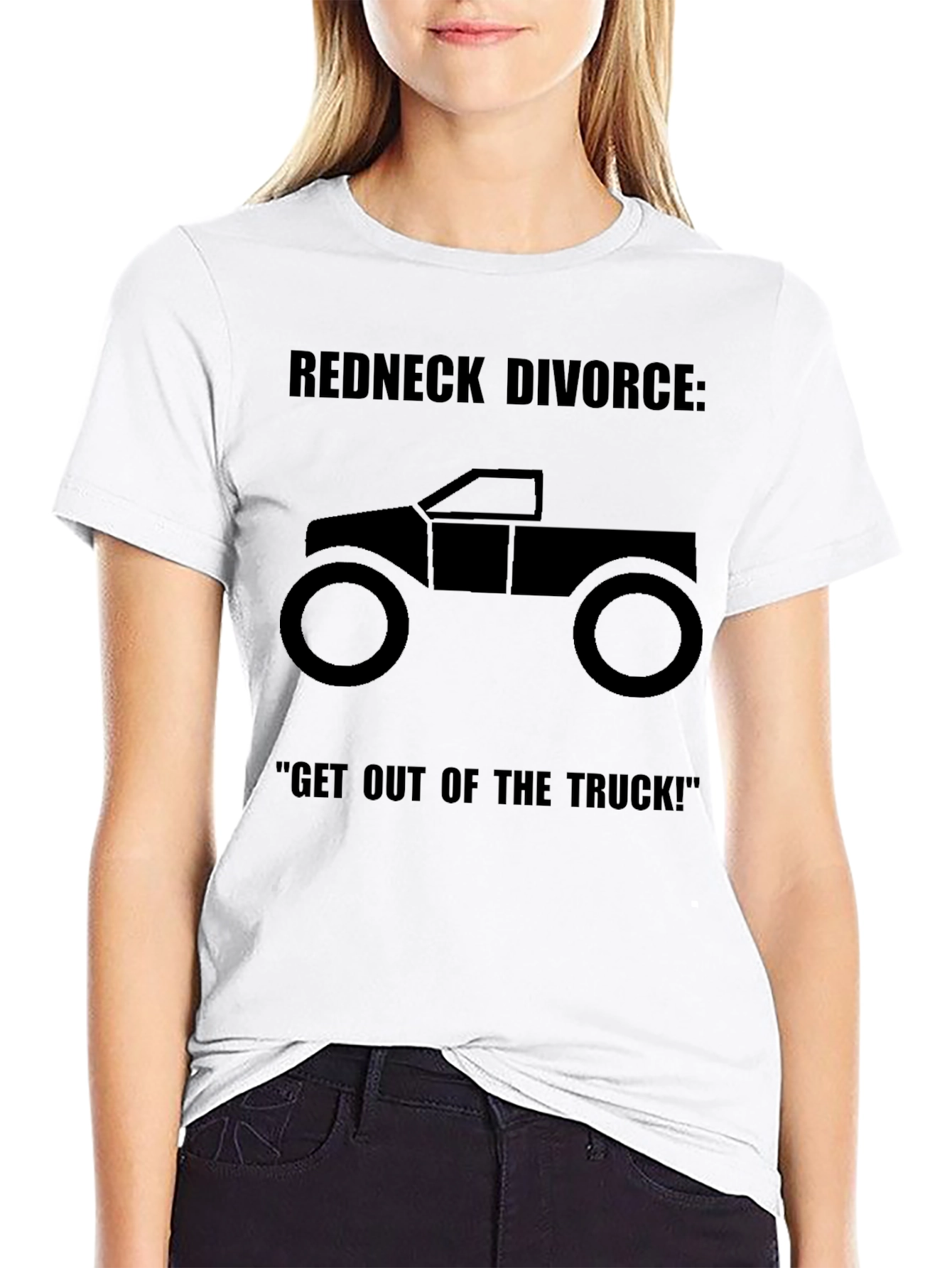 Redneck Divorce Truck T-Shirt