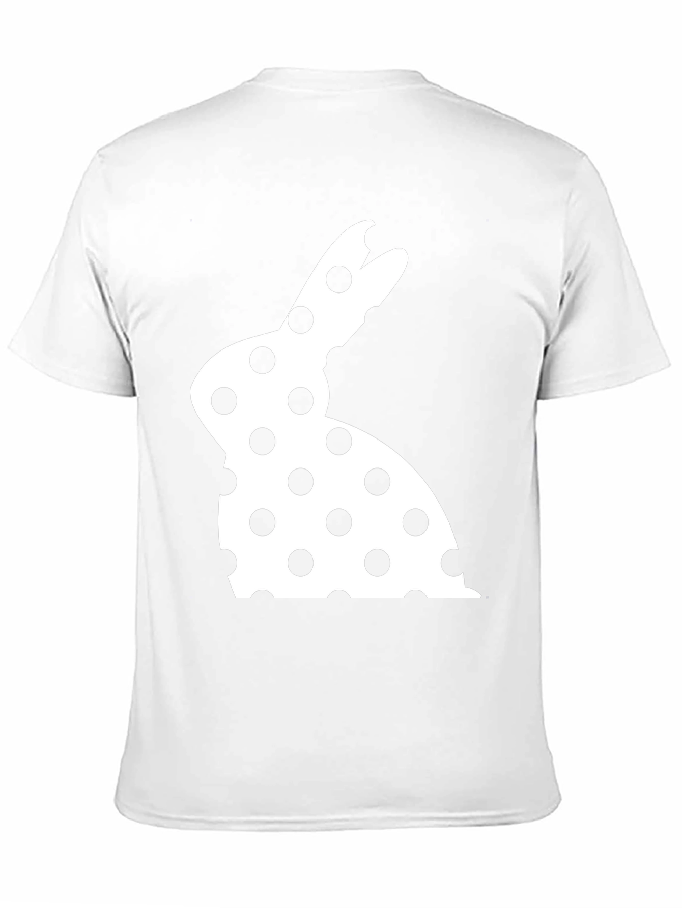 Polka Dot Easter Bunny T-Shirt - Black