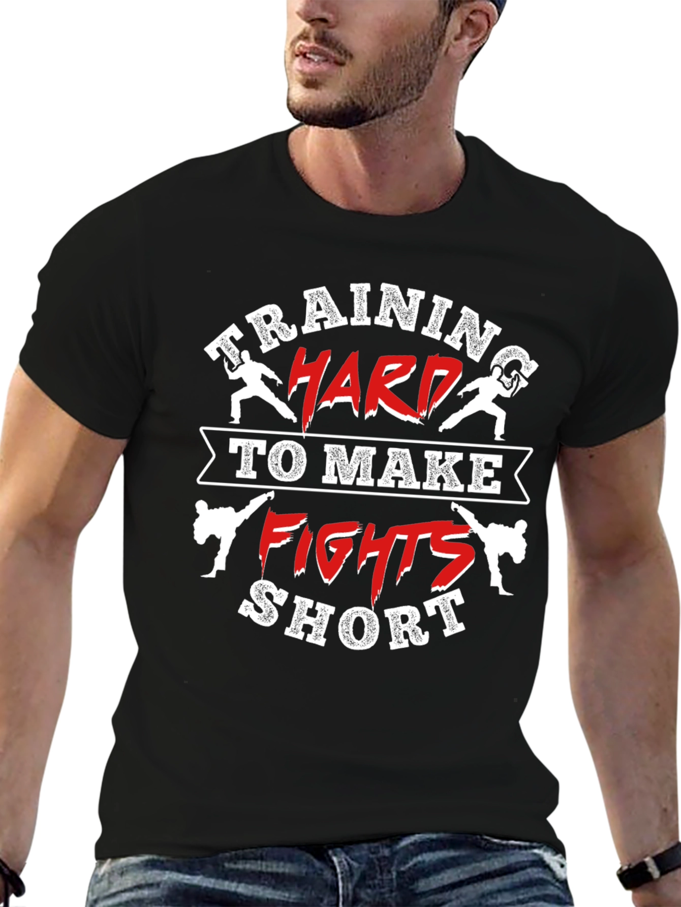 Training Hard Fights Short T-Shirt