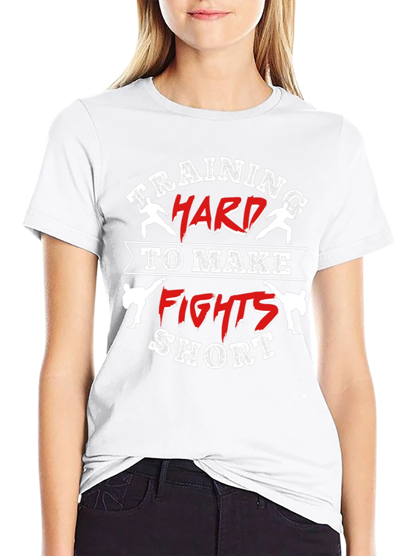 Training Hard Fights Short T-Shirt