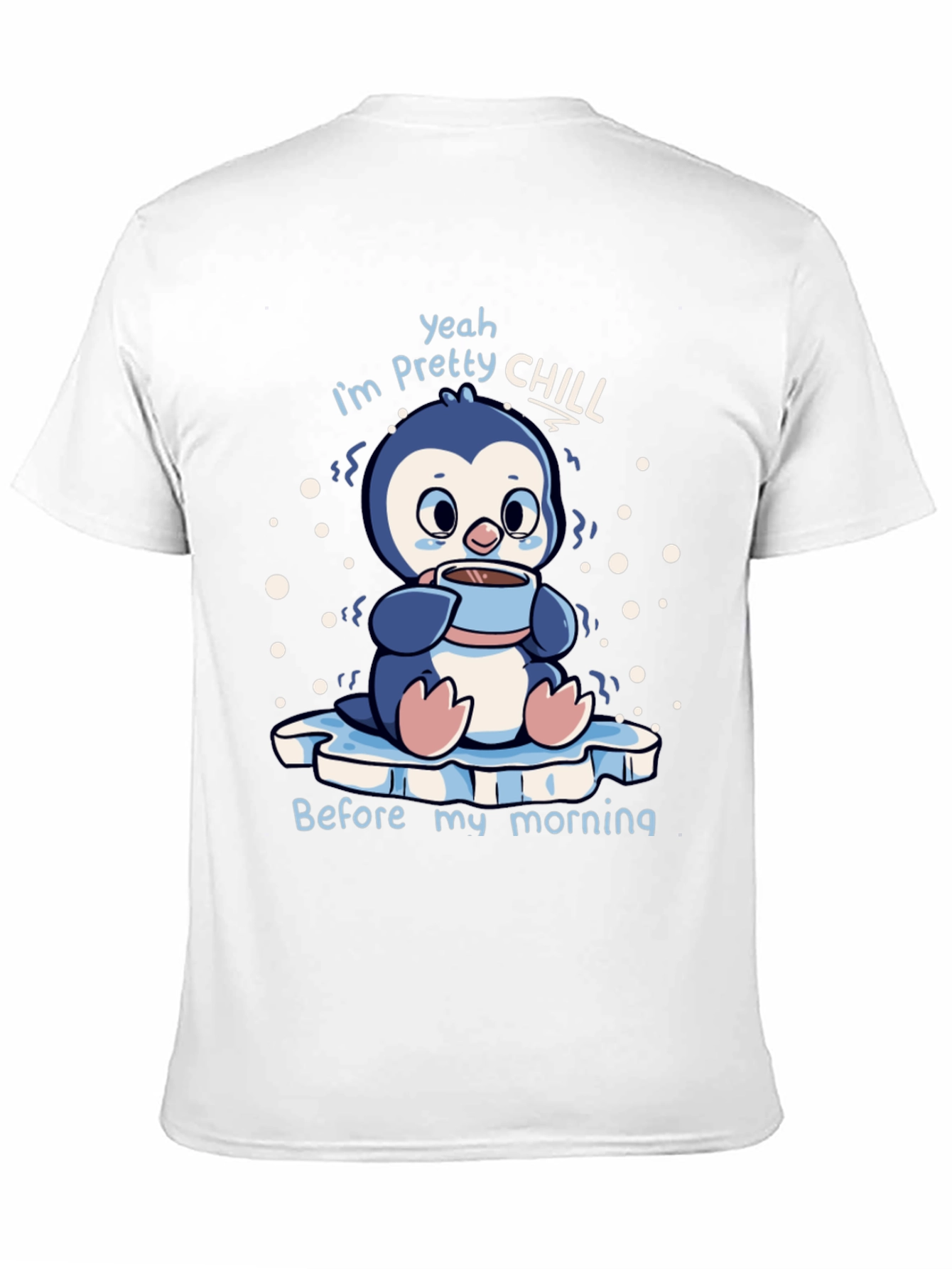 Chill Penguin Black T-Shirt