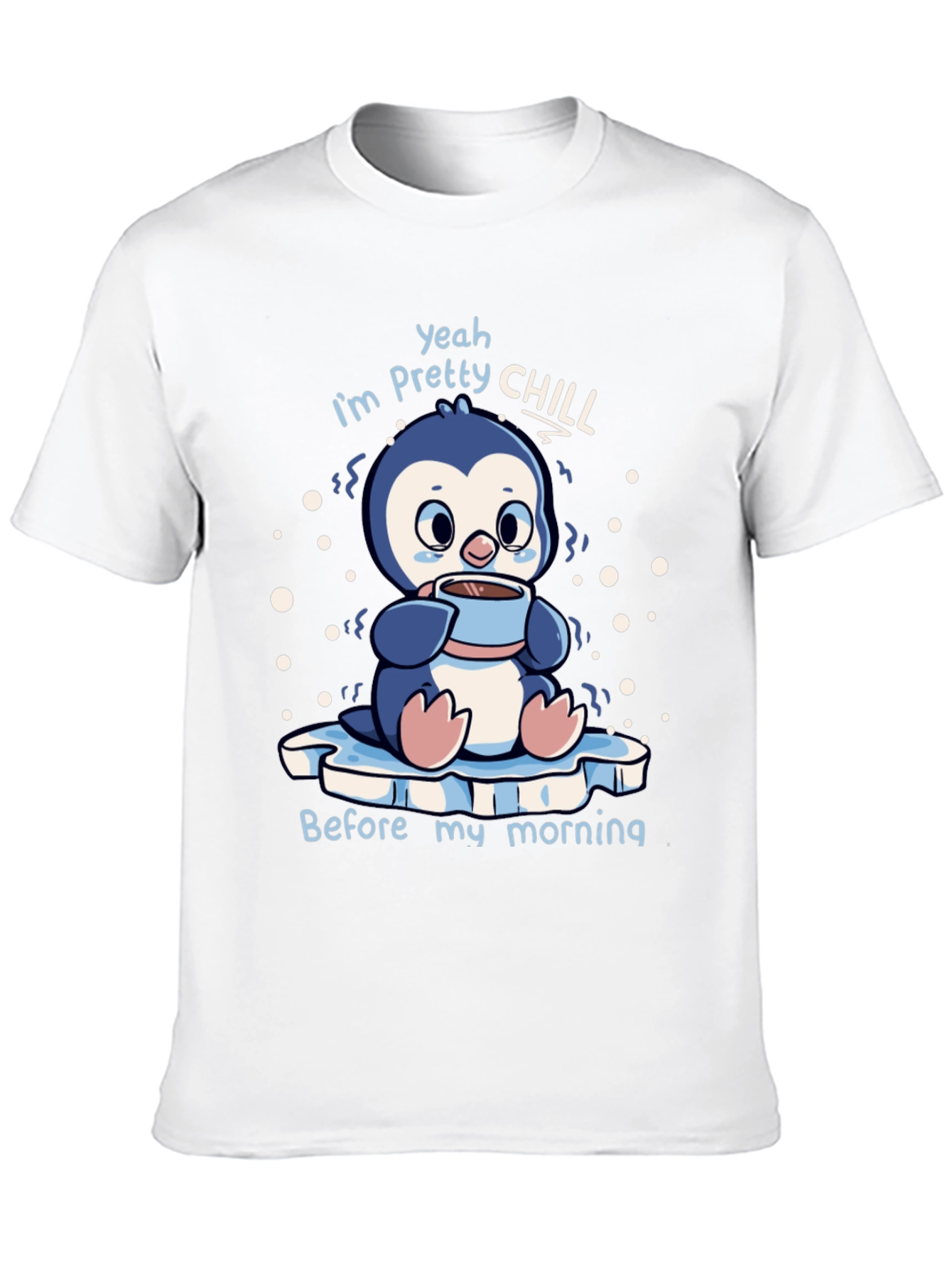 Chill Penguin Black T-Shirt