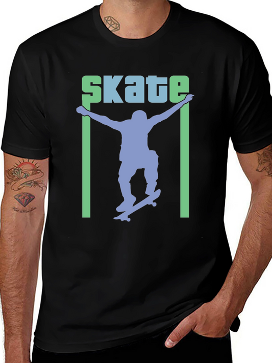 Skateboarding Graphic Tee - Cool Skater Design