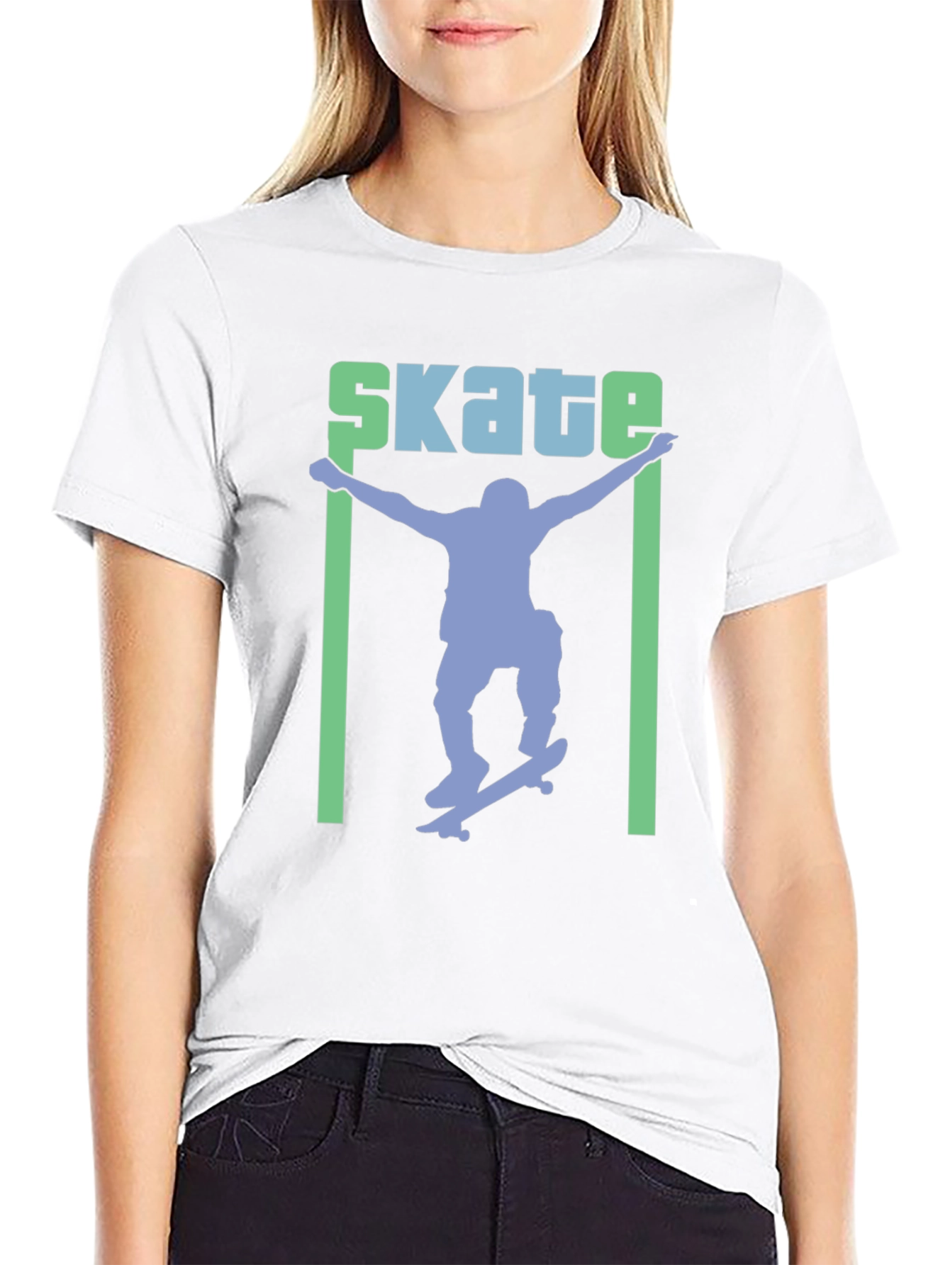 Skateboarding Graphic Tee - Cool Skater Design
