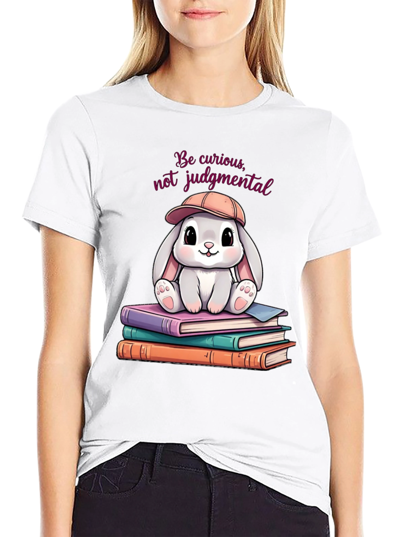 Curious Bunny Graphic Tee
