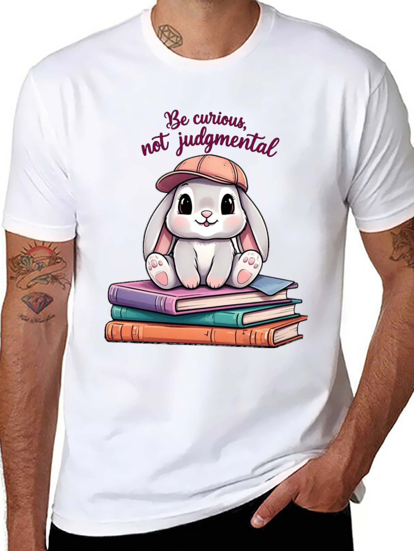 Curious Bunny Graphic Tee