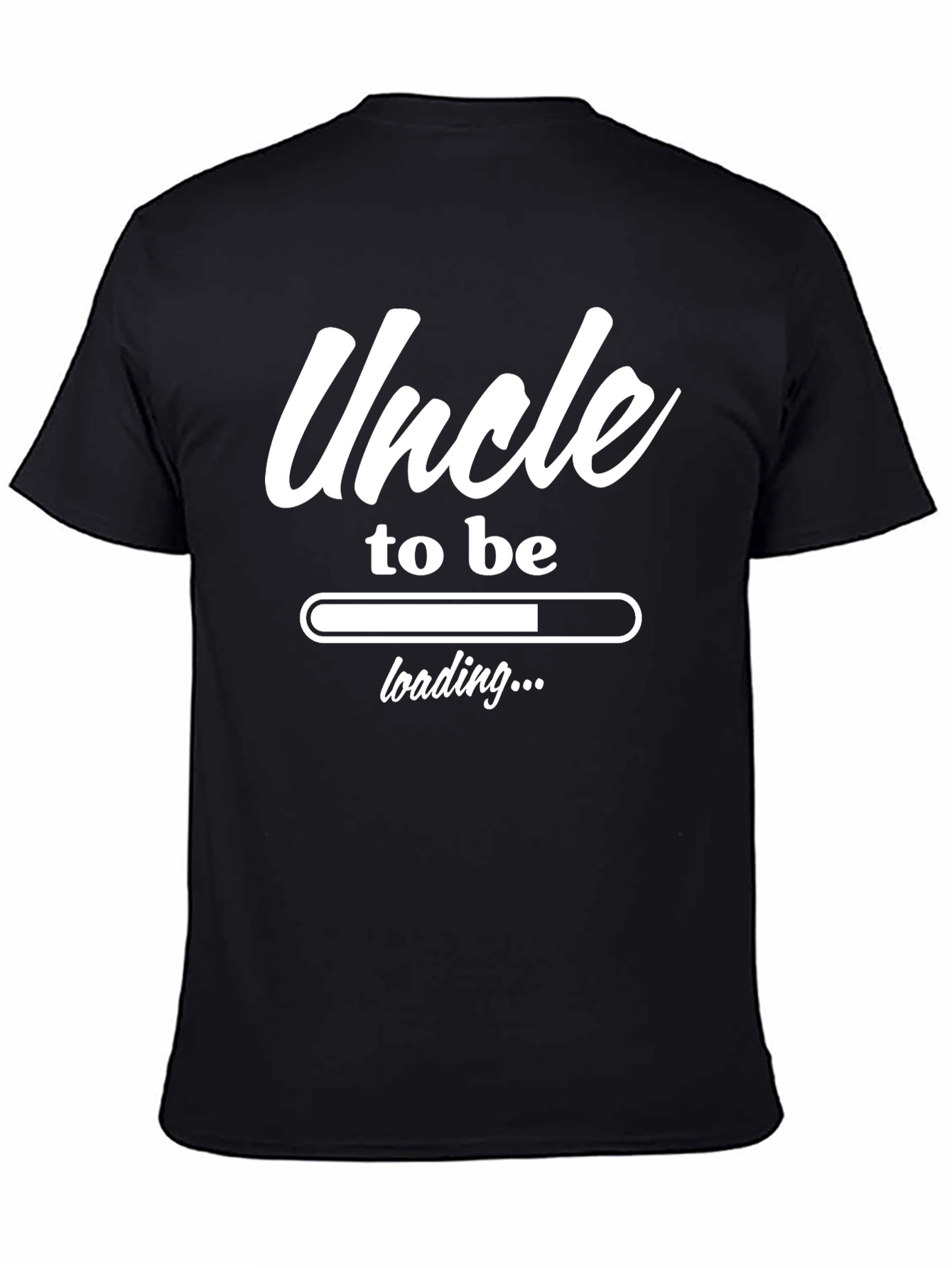 Uncle to Be Loading Funny Graphic T-Shirt
