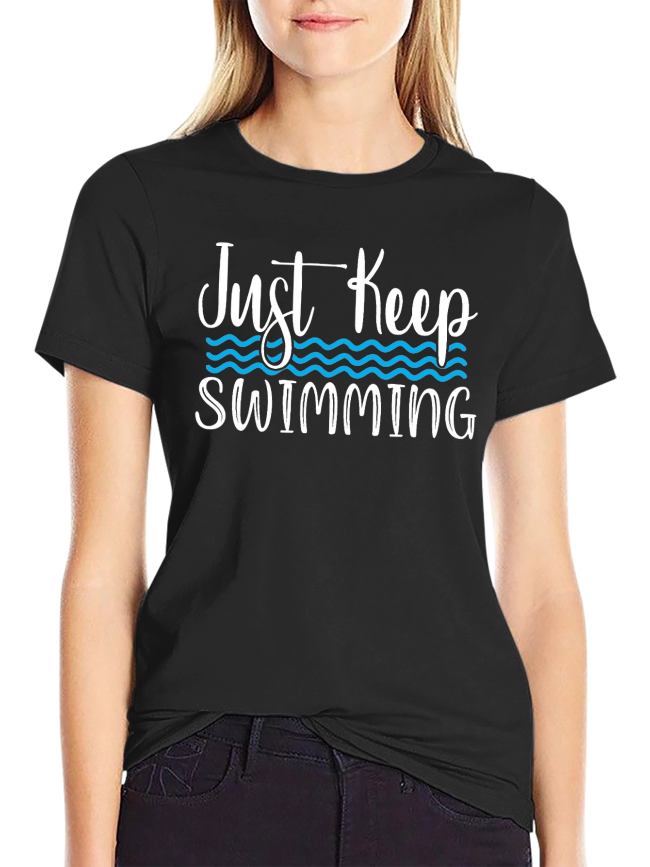 Just Keep Swimming Graphic Tee