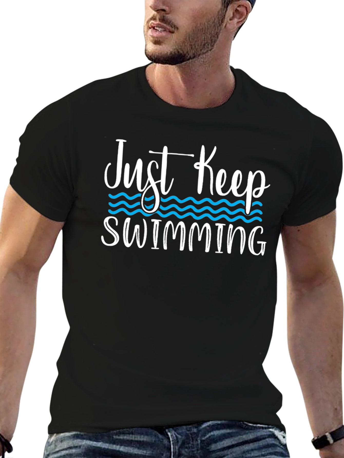 Just Keep Swimming Graphic Tee