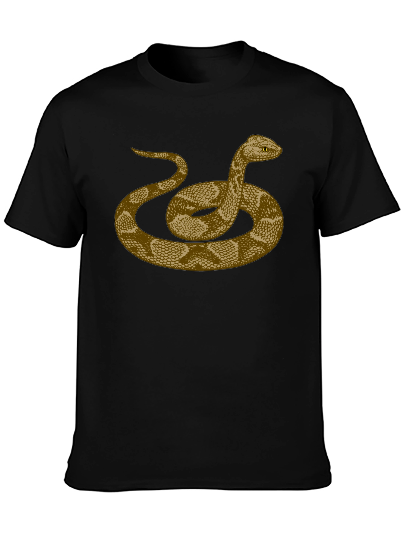 Snake Graphic Tee - Mens Black T-Shirt