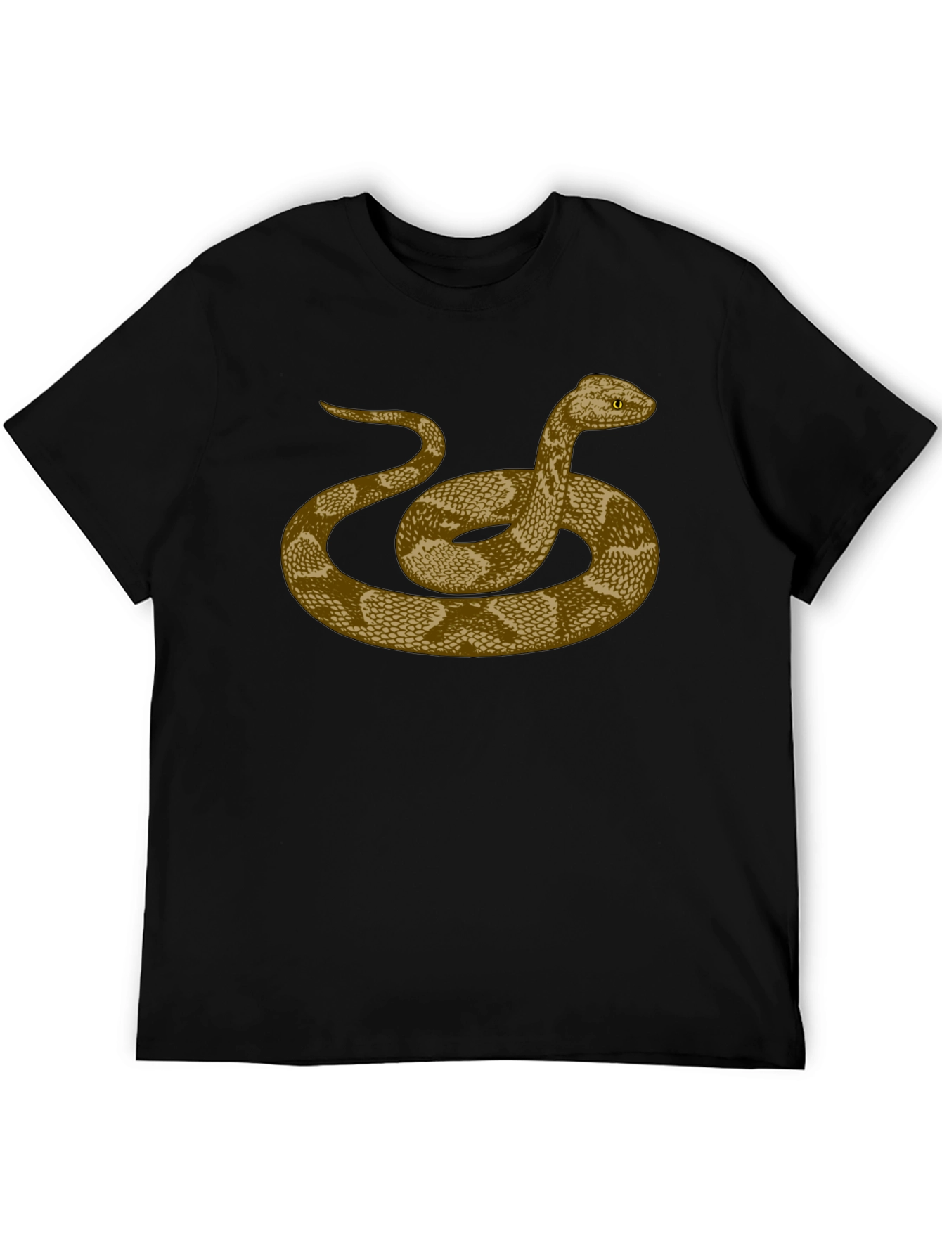 Snake Graphic Tee - Mens Black T-Shirt