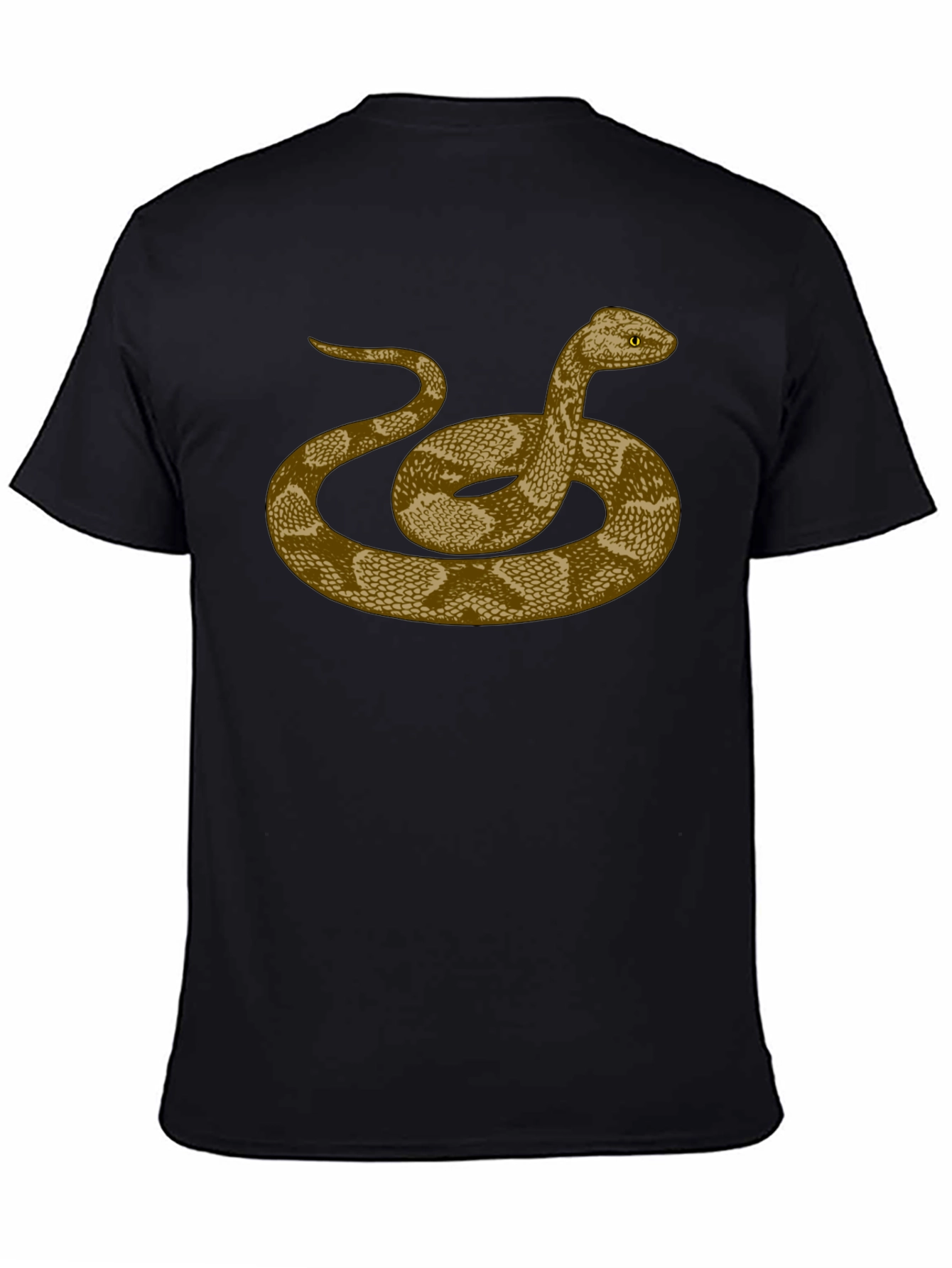 Snake Graphic Tee - Mens Black T-Shirt