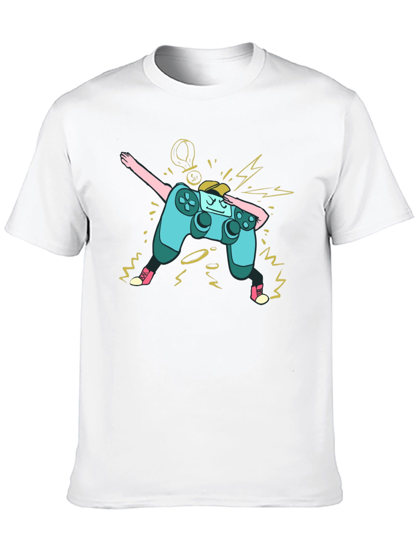 Dabbing Gamer Controller Graphic T-Shirt