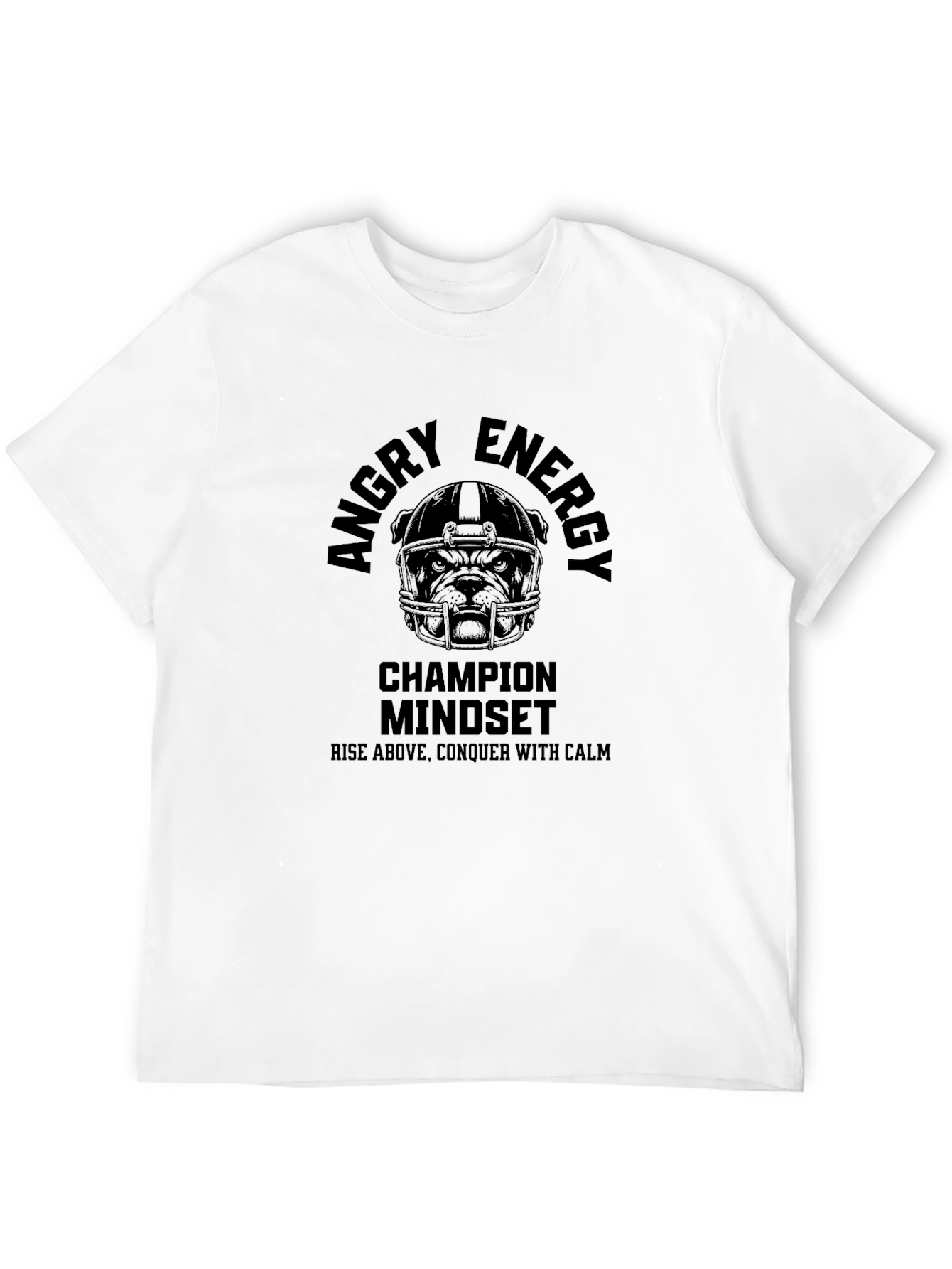 Angry Energy Champion Mindset Graphic Tee