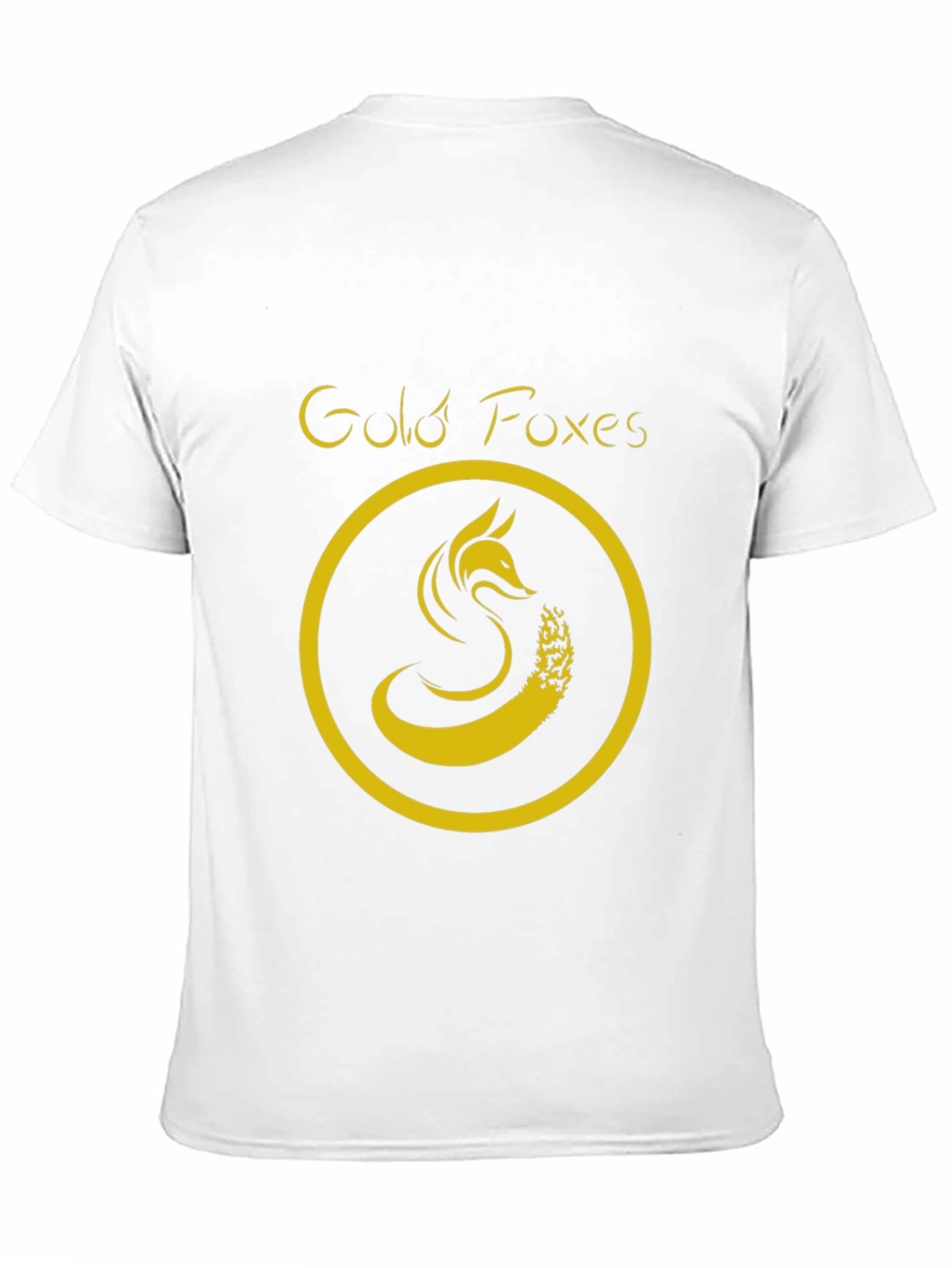 Gold Foxes Black T-Shirt