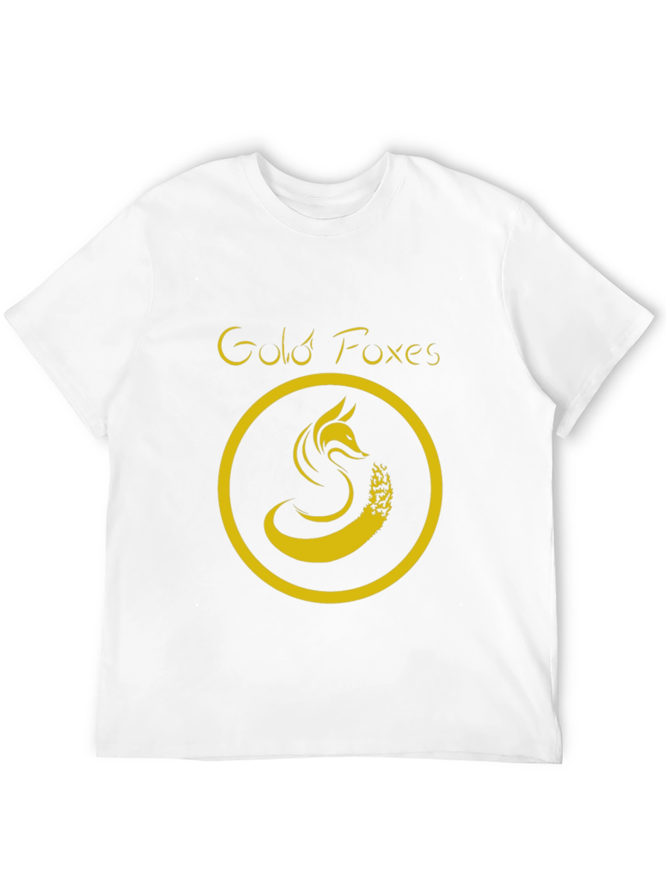 Gold Foxes Black T-Shirt