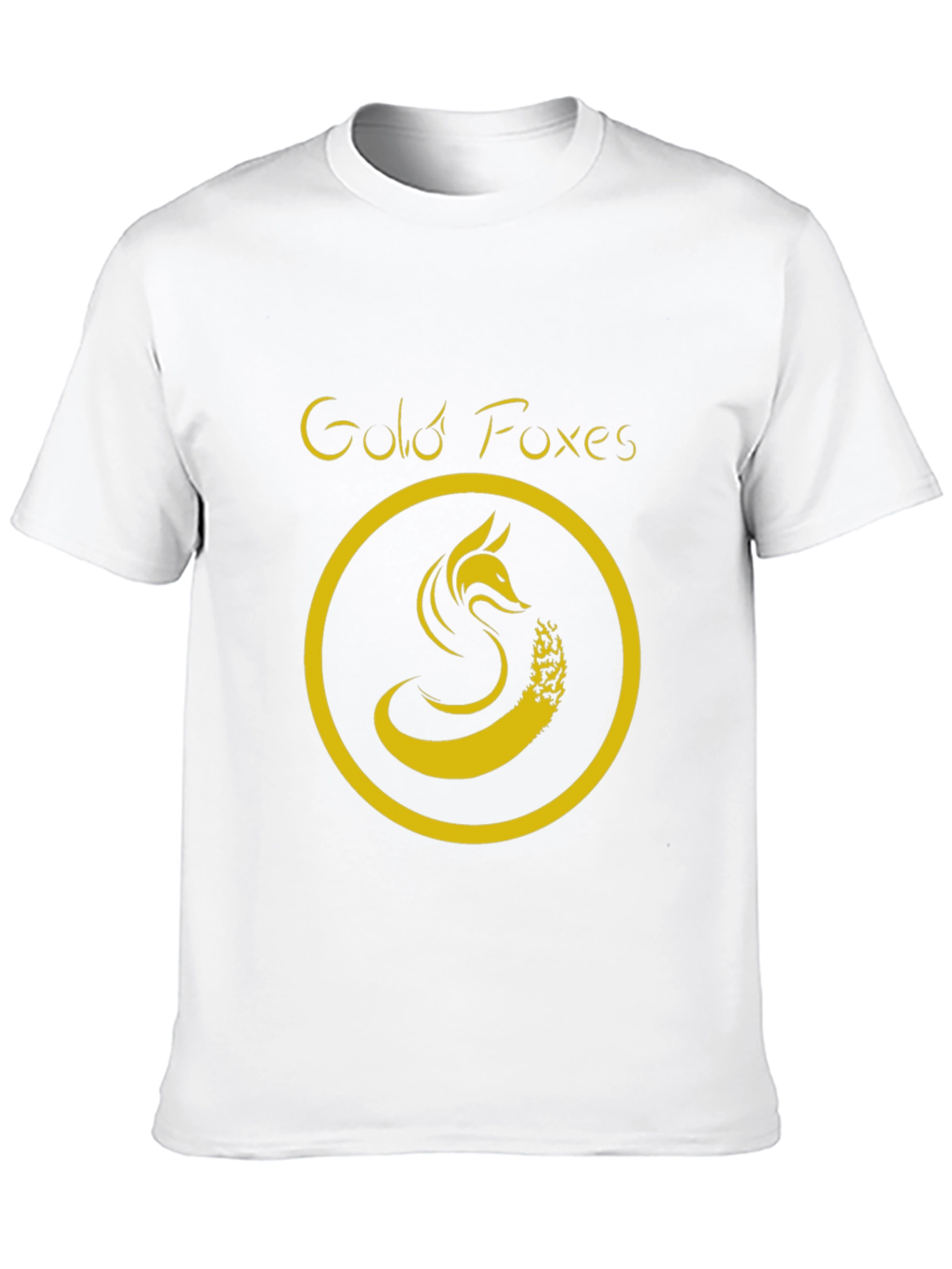 Gold Foxes Black T-Shirt