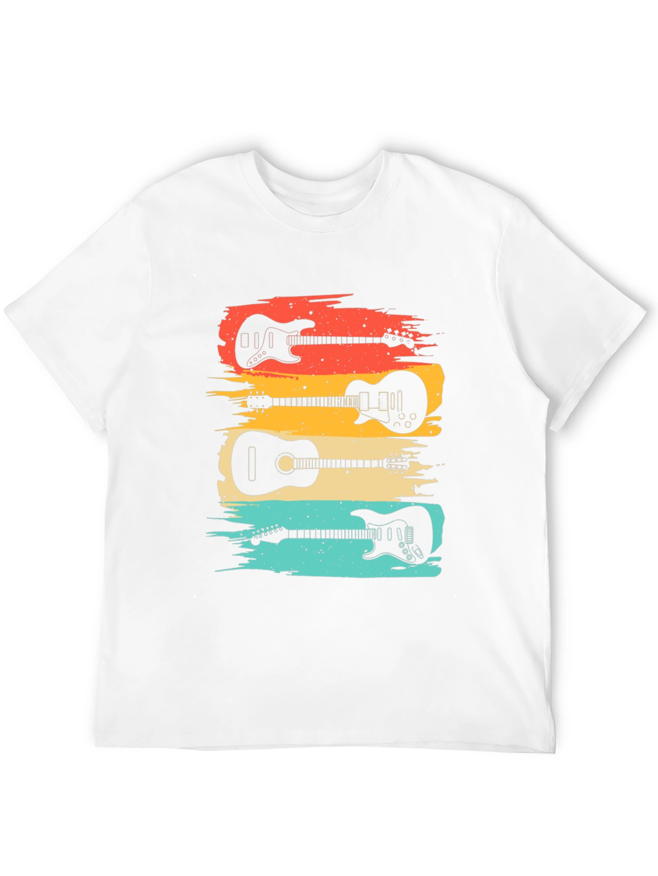 Retro Guitar Lover T-Shirt: Classic Music Tee