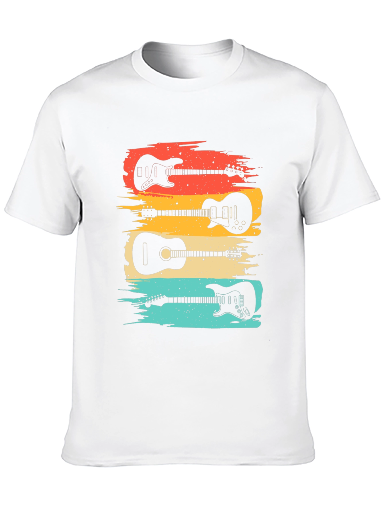 Retro Guitar Lover T-Shirt: Classic Music Tee