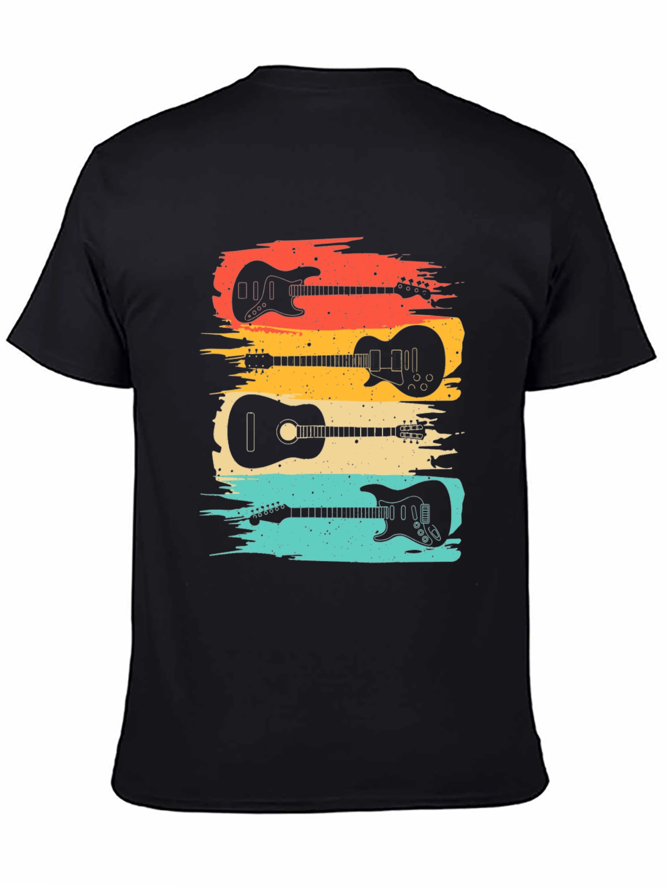 Retro Guitar Lover T-Shirt: Classic Music Tee