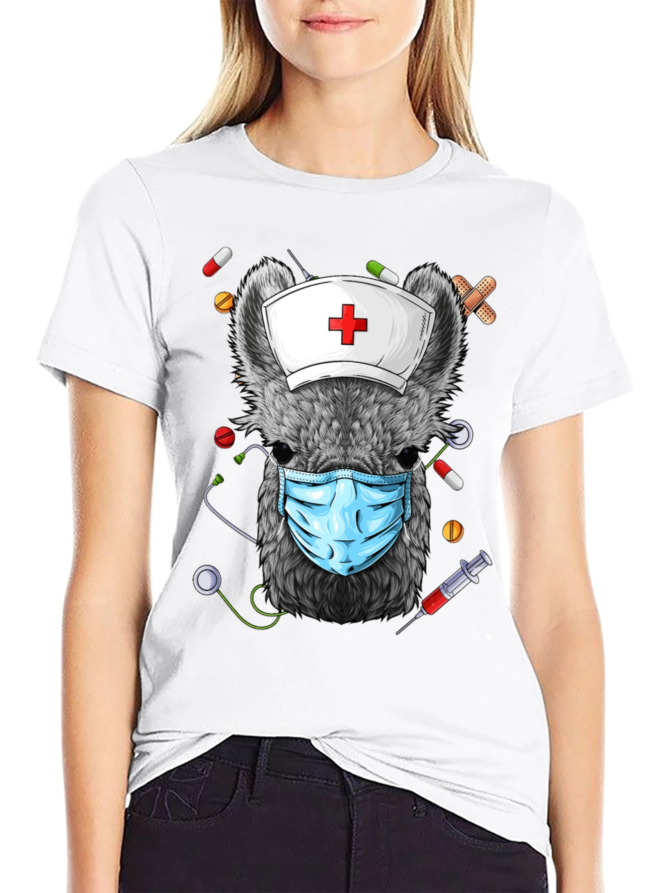 Nurse Possum Graphic T-Shirt