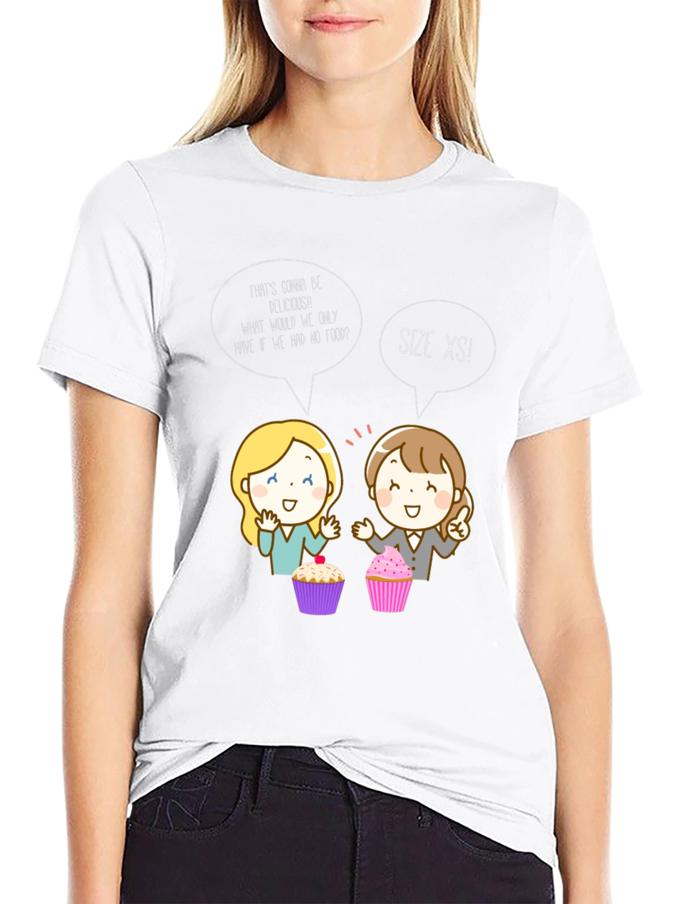 Whimsical Cupcake T-Shirt - Size XS!