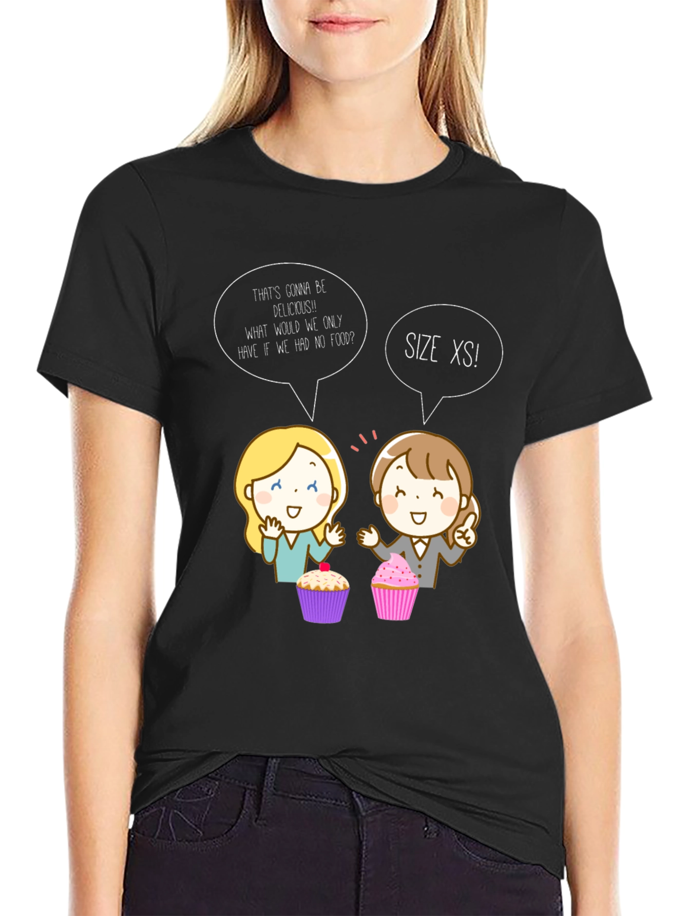 Whimsical Cupcake T-Shirt - Size XS!