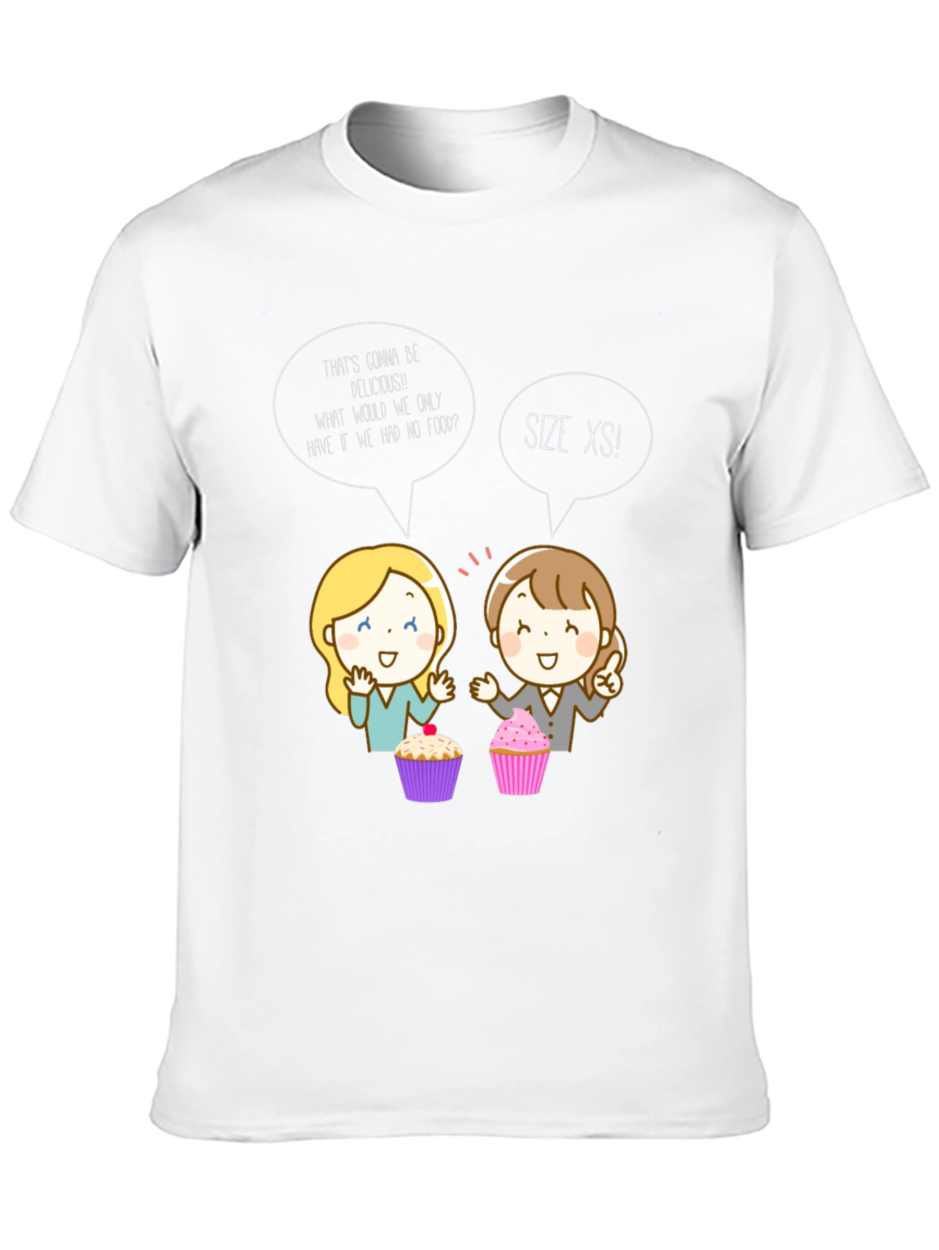 Whimsical Cupcake T-Shirt - Size XS!