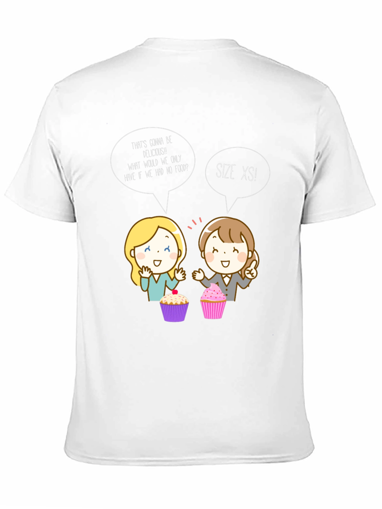 Whimsical Cupcake T-Shirt - Size XS!