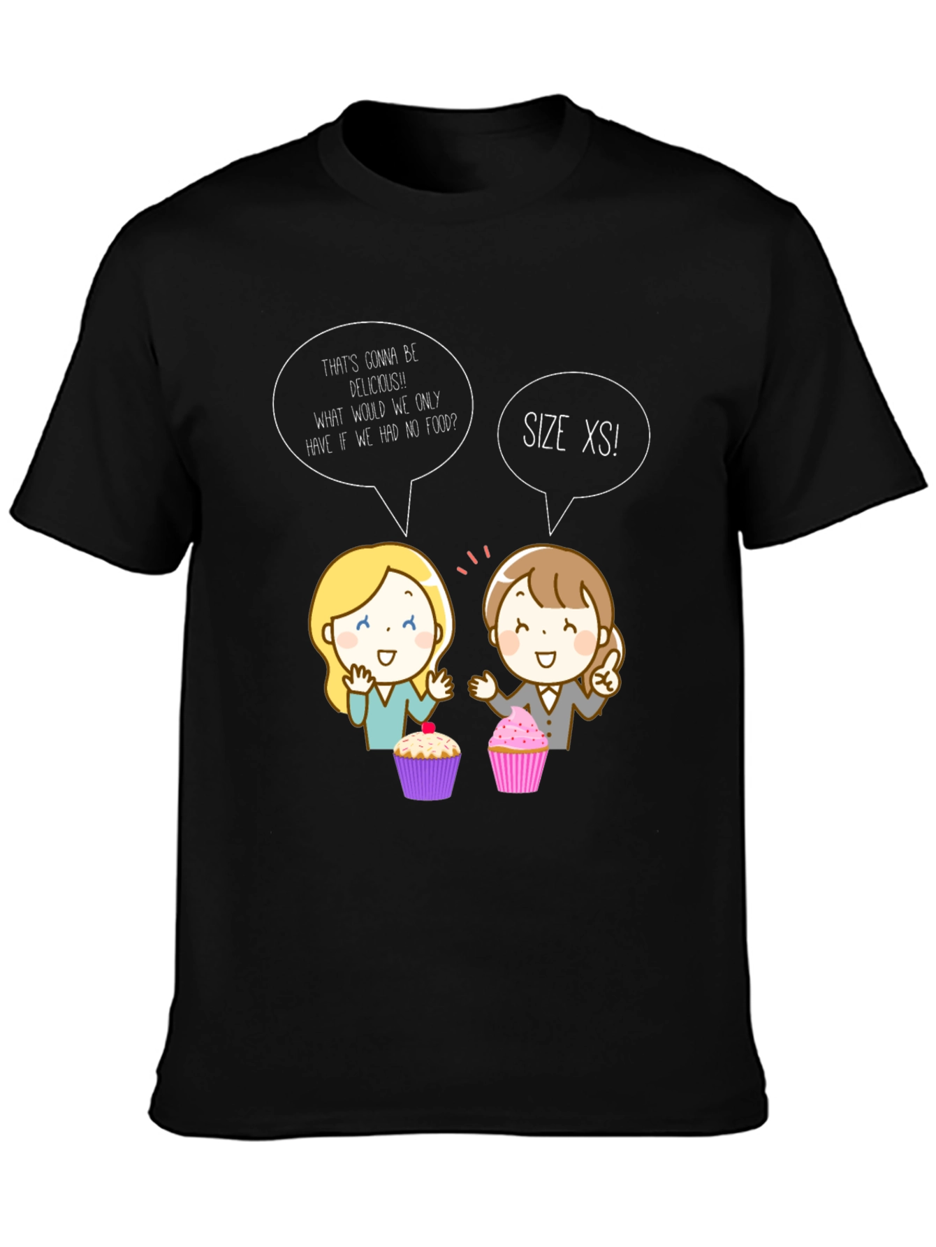 Whimsical Cupcake T-Shirt - Size XS!
