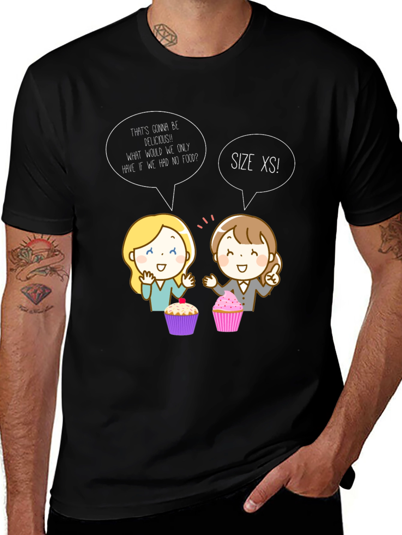 Whimsical Cupcake T-Shirt - Size XS!