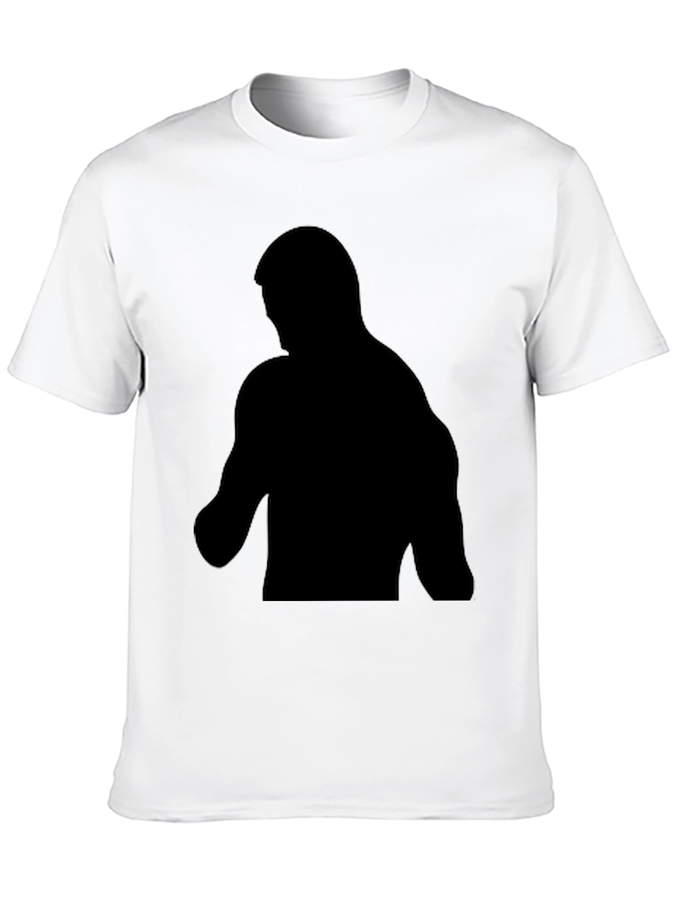 Silhouette Graphic Black Tee
