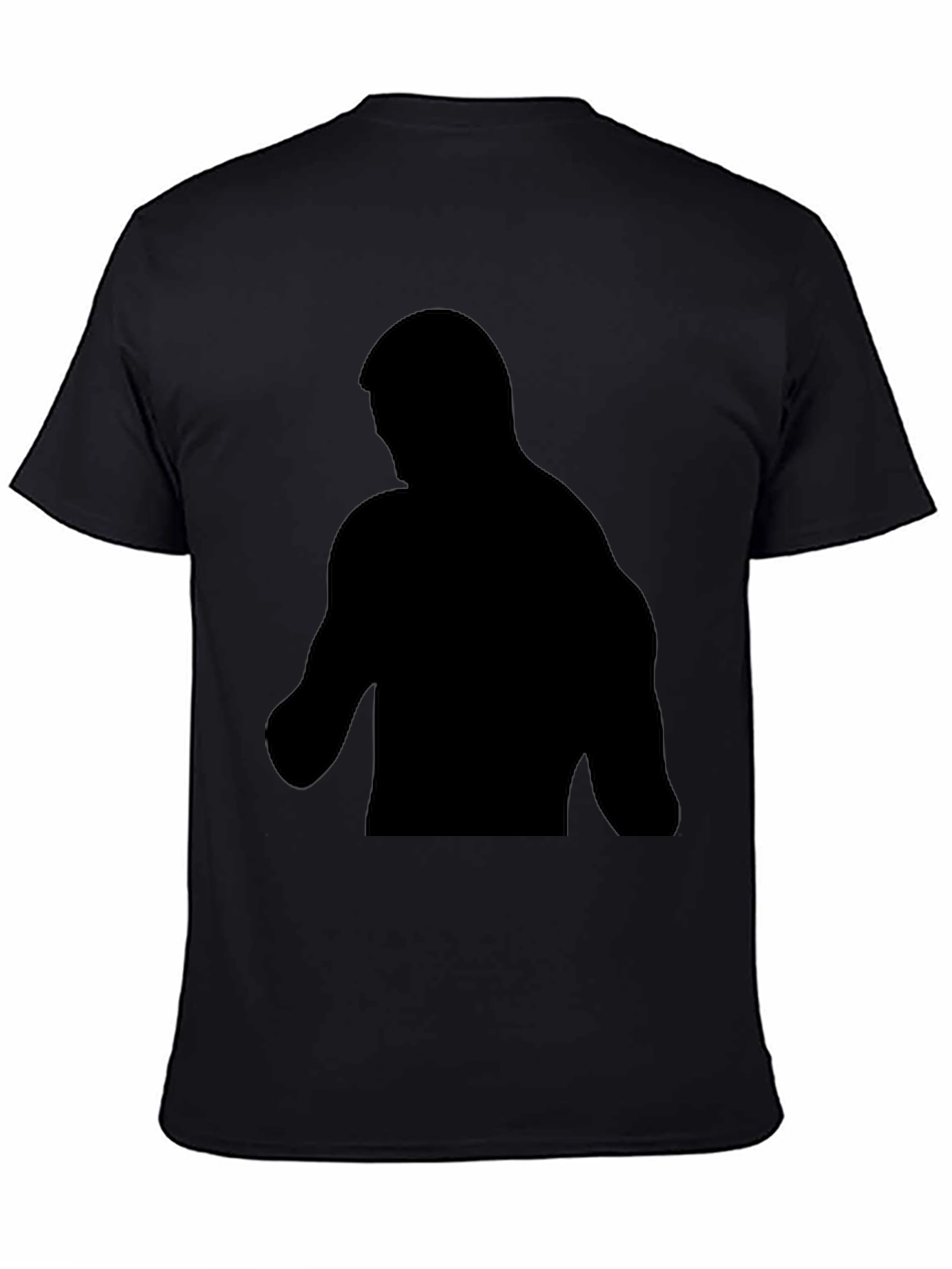 Silhouette Graphic Black Tee